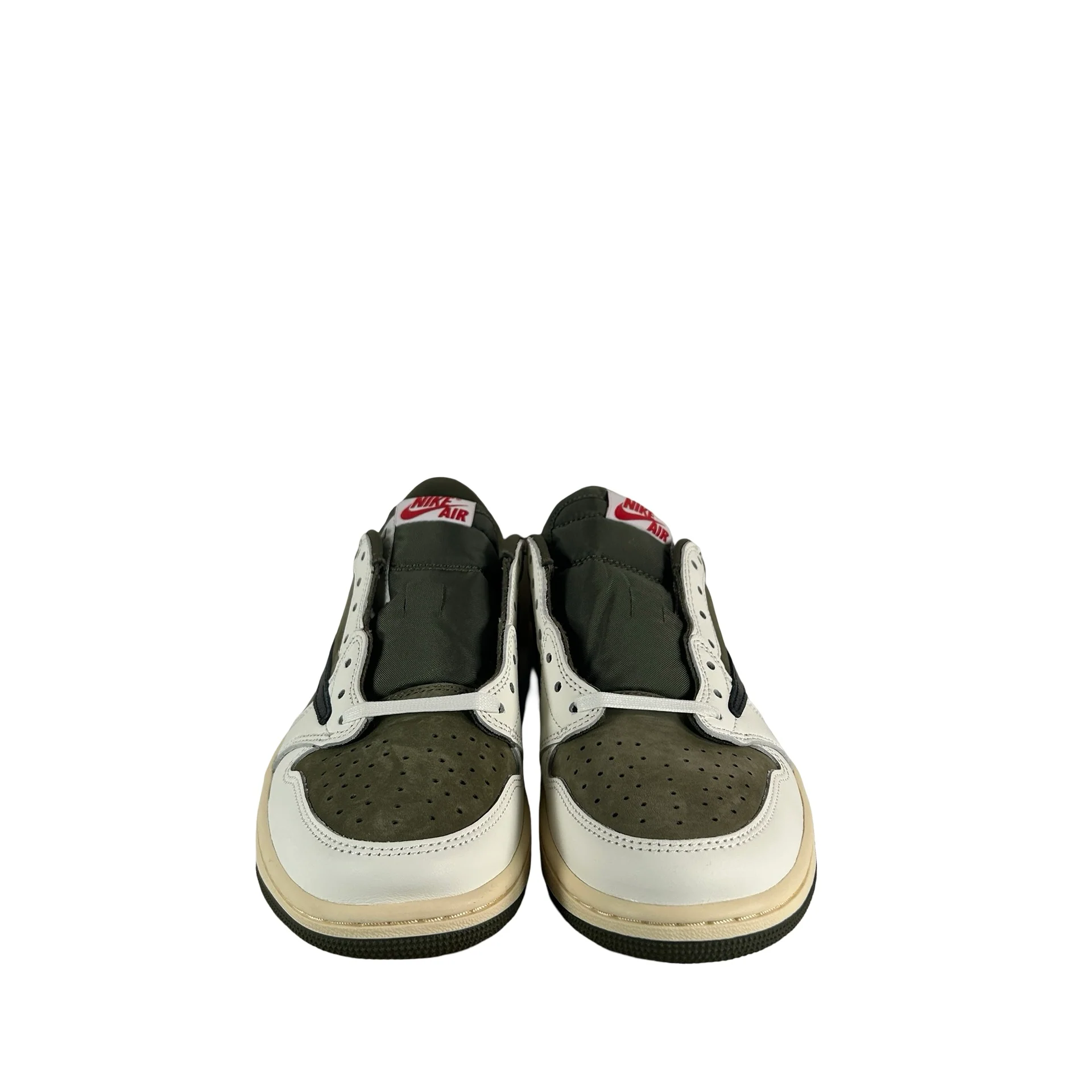 DM7866 200 Jordan 1 Retro Low OG SP Travis Scott Medium Olive [CONDITIONAL] - 8.5 M (Small Indent Right Foot) (Replace Box) - Image 2