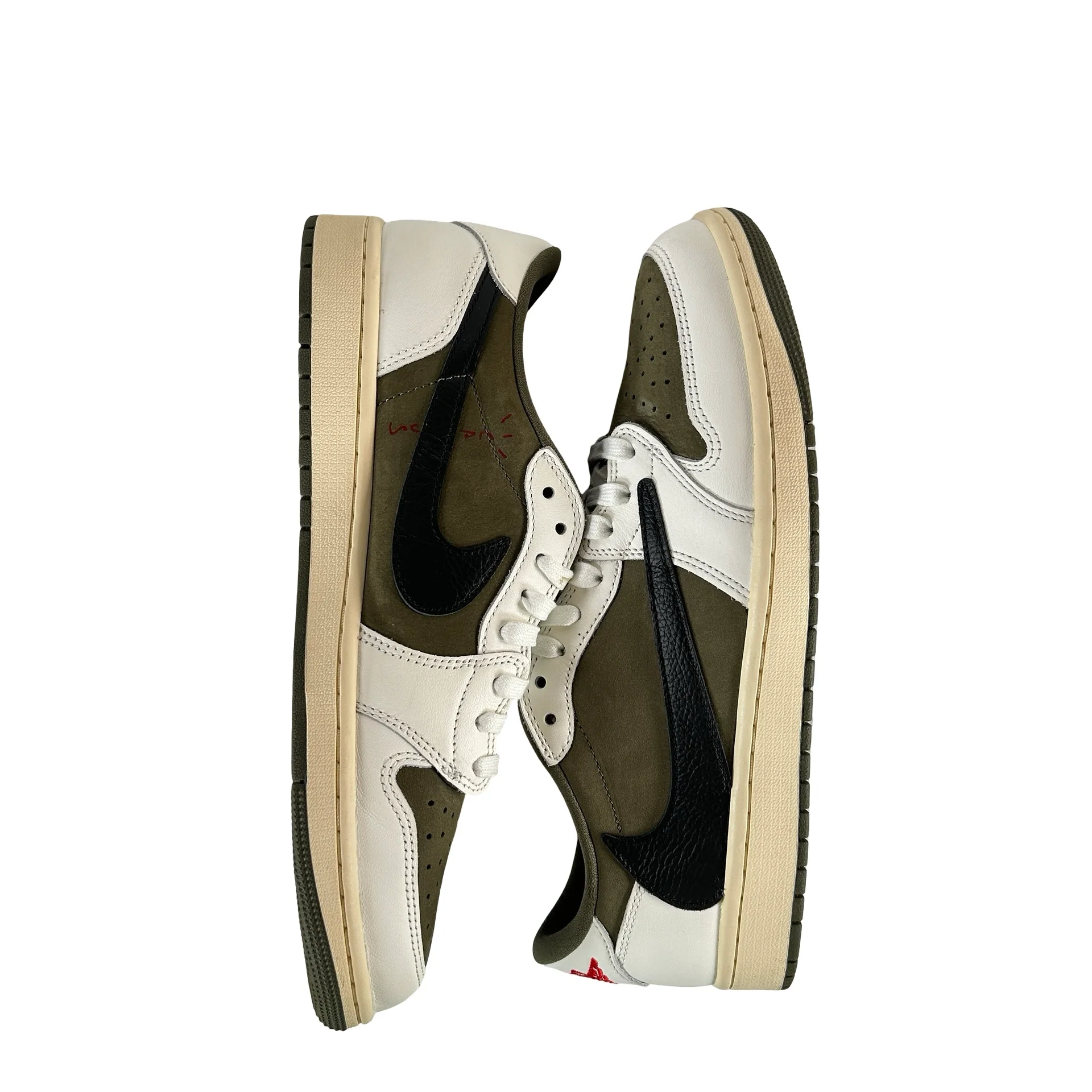 DM7866 200 Jordan 1 Retro Low OG SP Travis Scott Medium Olive [USED] - 10.5 M (Used7) - Image 5