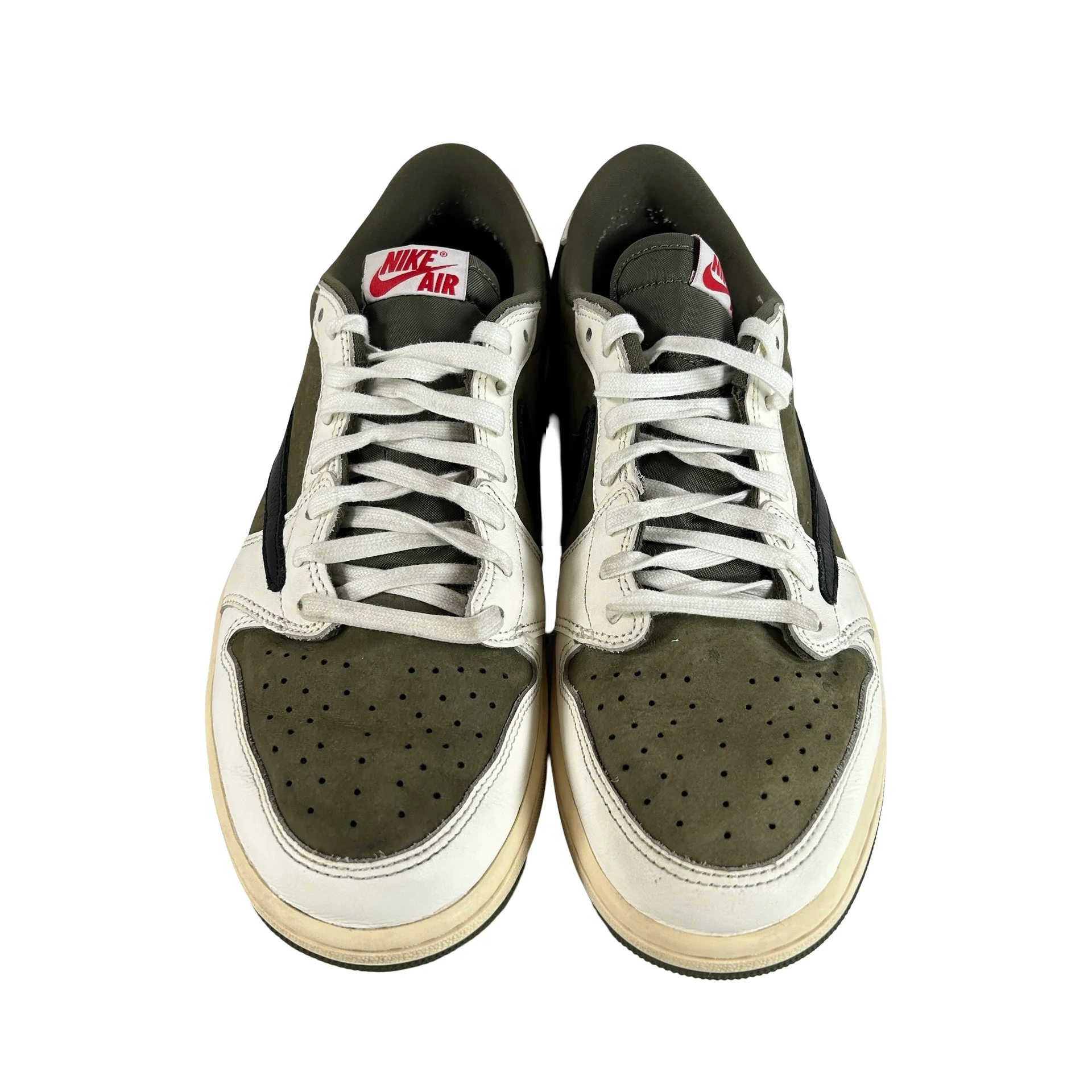 DM7866 200 Jordan 1 Retro Low OG SP Travis Scott Medium Olive [USED] - 10 M (Used5) - Image 2