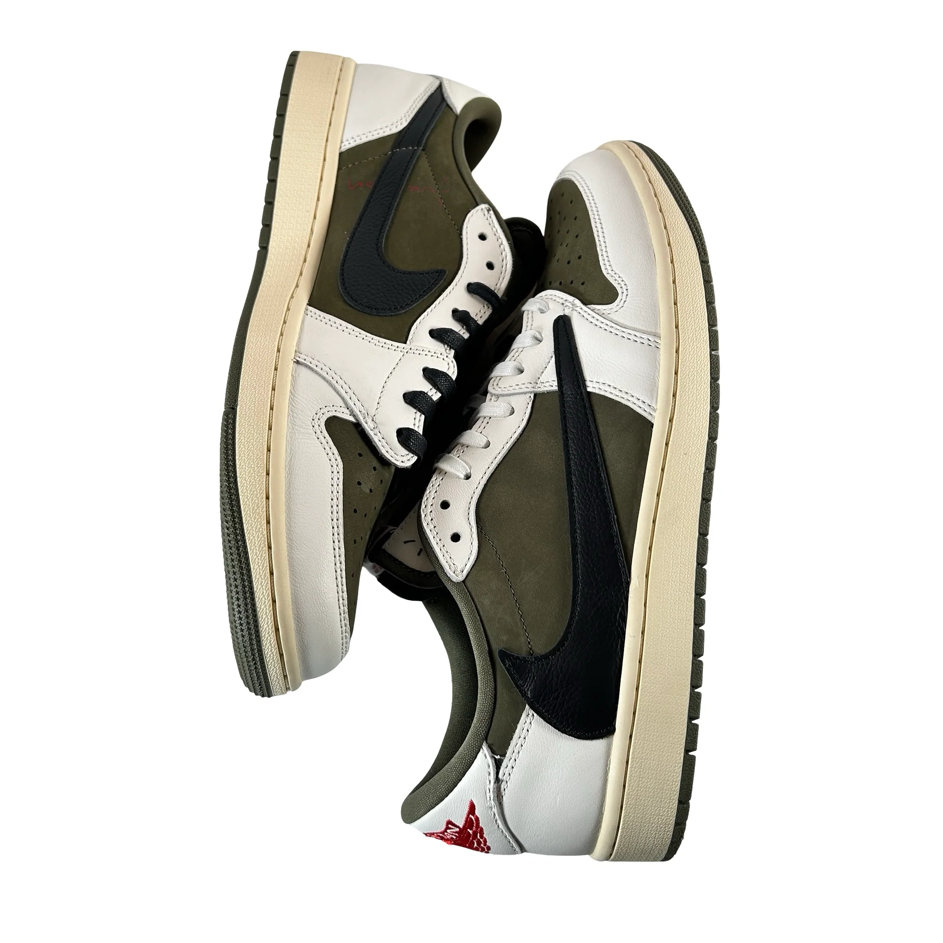 DM7866 200 Jordan 1 Retro Low OG SP Travis Scott Medium Olive [USED] - 12 M (Used5) - Image 5