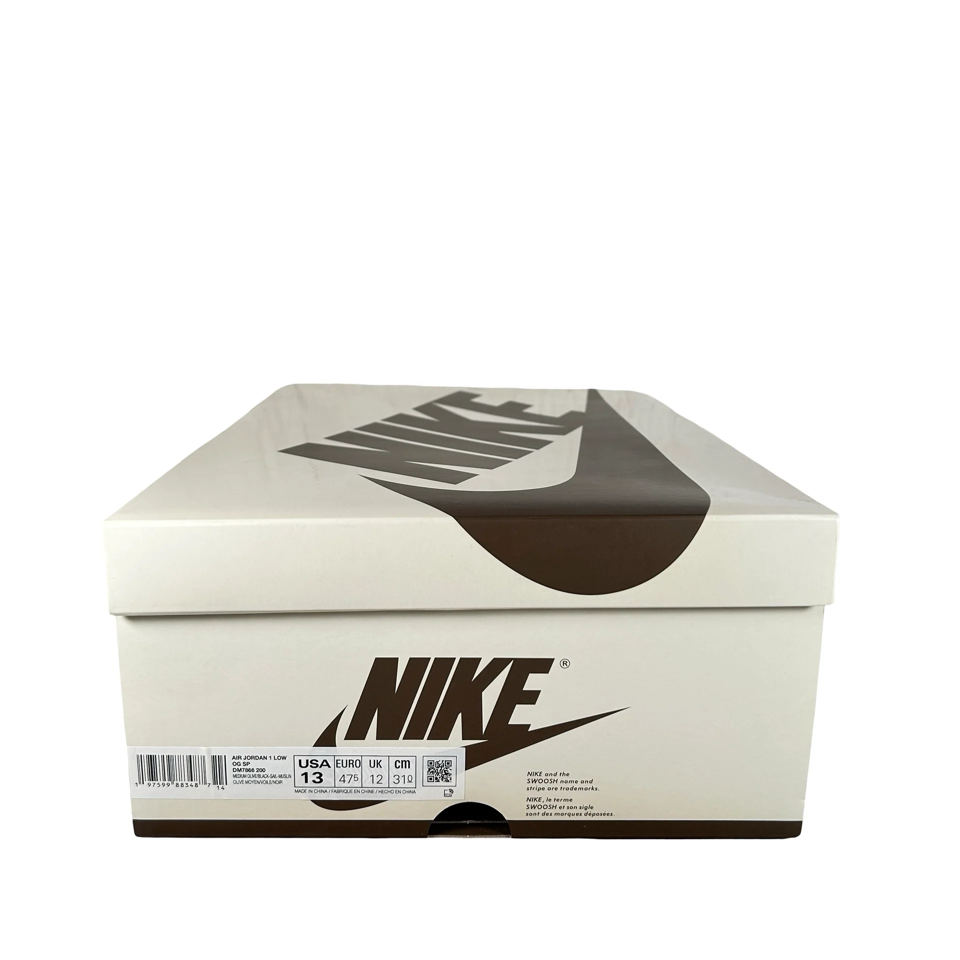 DM7866 200 Jordan 1 Retro Low OG SP Travis Scott Medium Olive [USED] - 13 (Used6) - Image 7