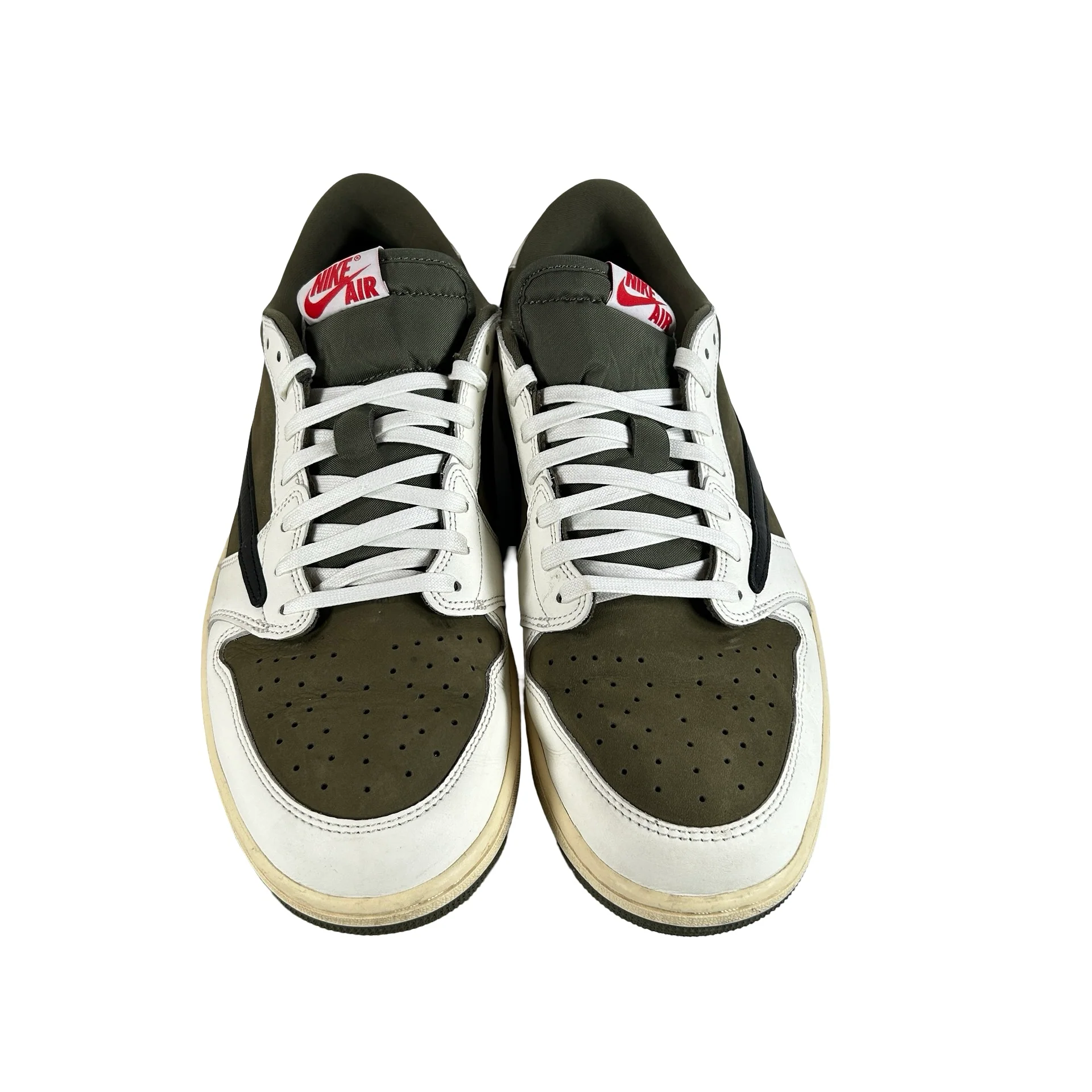 DM7866 200 Jordan 1 Retro Low OG SP Travis Scott Medium Olive [USED] - 14 M (Used) - Image 2