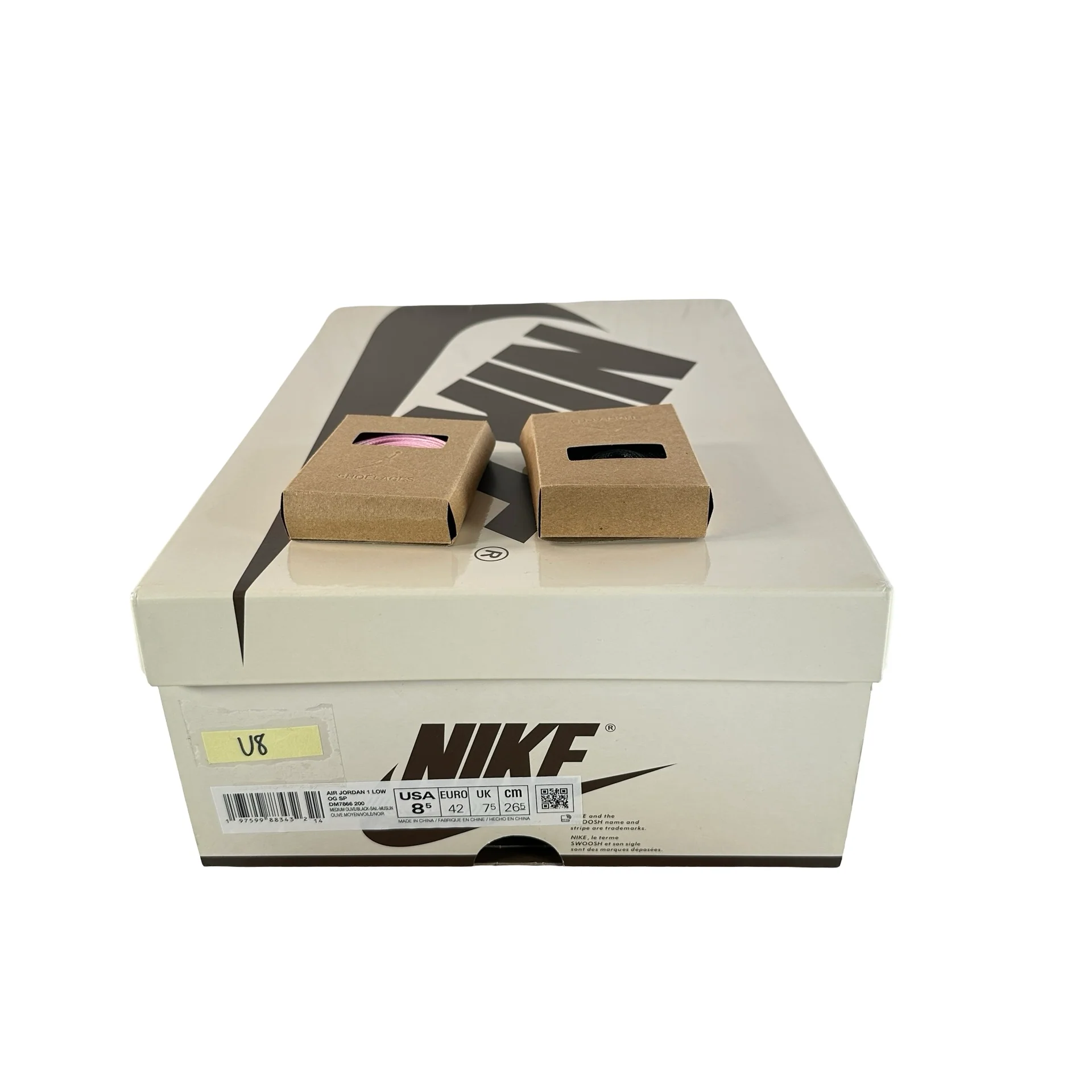 DM7866 200 Jordan 1 Retro Low OG SP Travis Scott Medium Olive [USED] - 8.5 M (Used8) - Image 7
