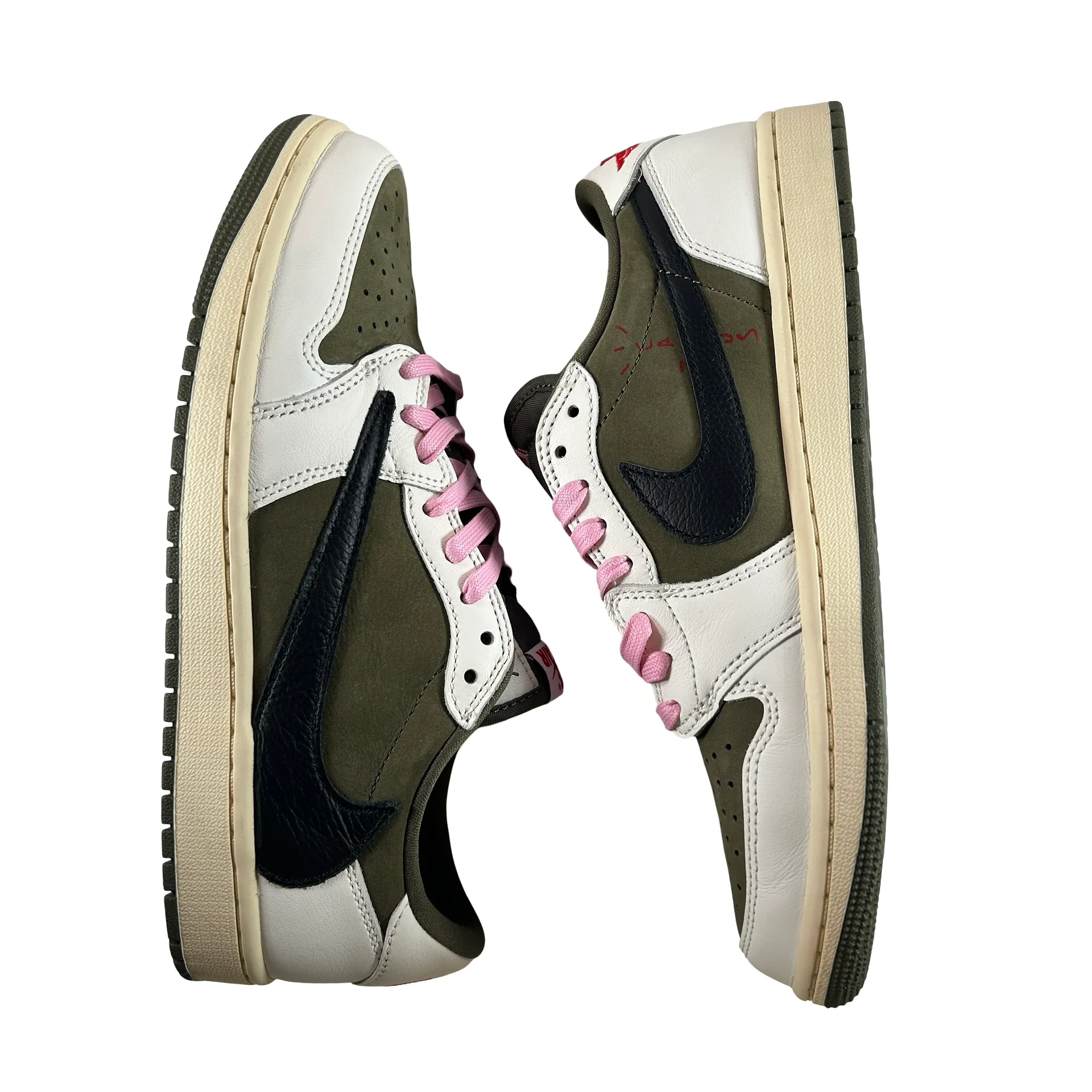 DM7866 200 Jordan 1 Retro Low OG SP Travis Scott Medium Olive [USED] - 8.5 (Used6) - Image 4