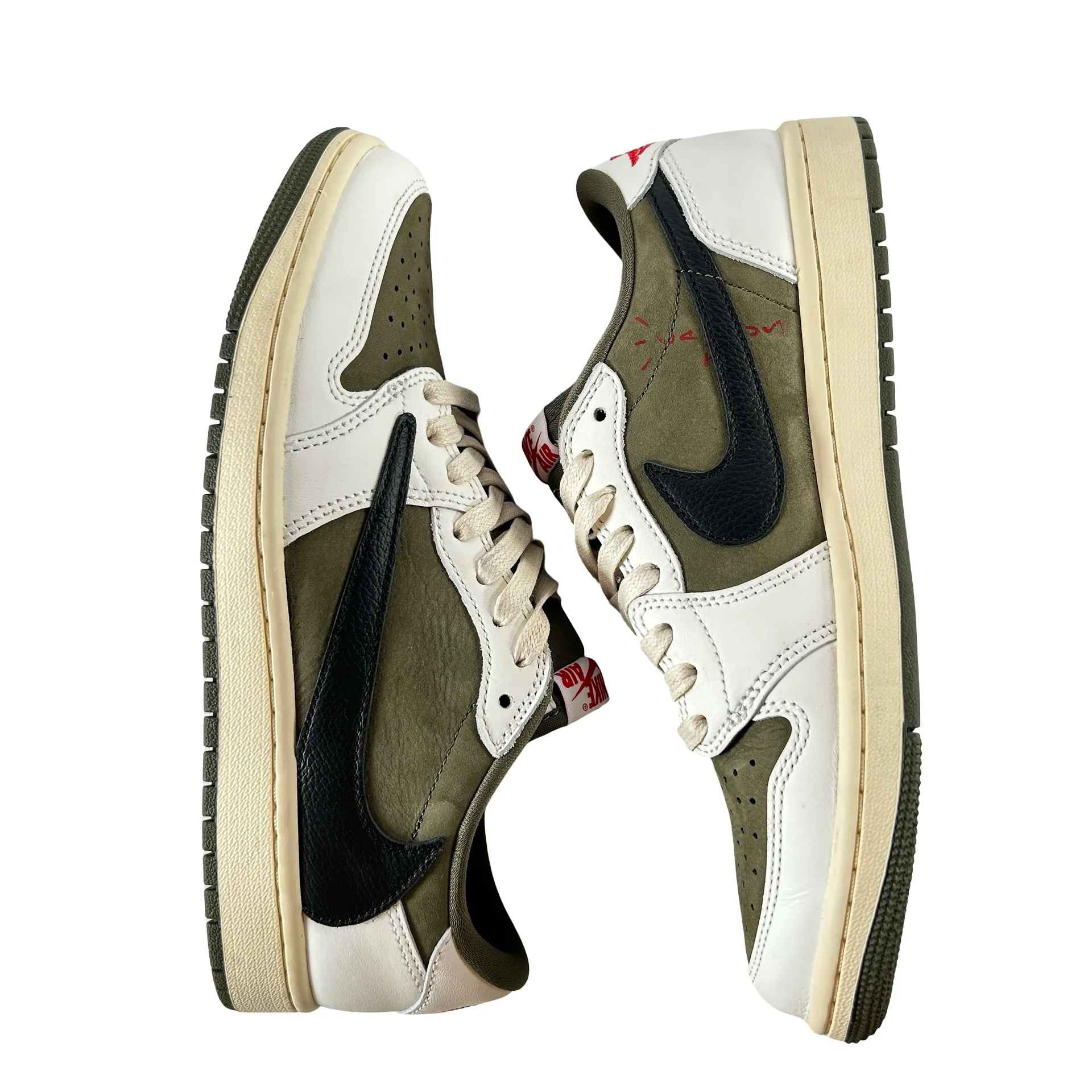 DM7866 200 Jordan 1 Retro Low OG SP Travis Scott Medium Olive [USED] - 8.5 (VNDS) - Image 4