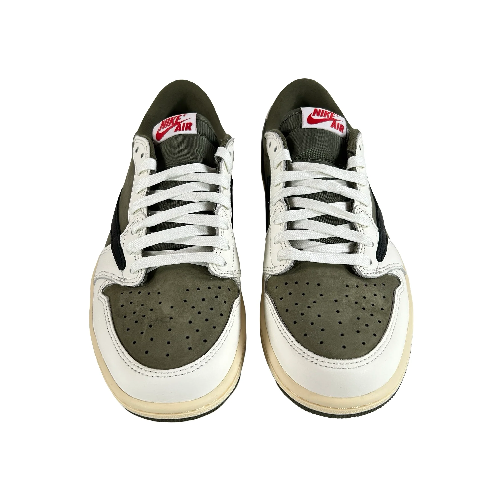 DM7866 200 Jordan 1 Retro Low OG SP Travis Scott Medium Olive [USED] - 8 M (Used4) - Image 2