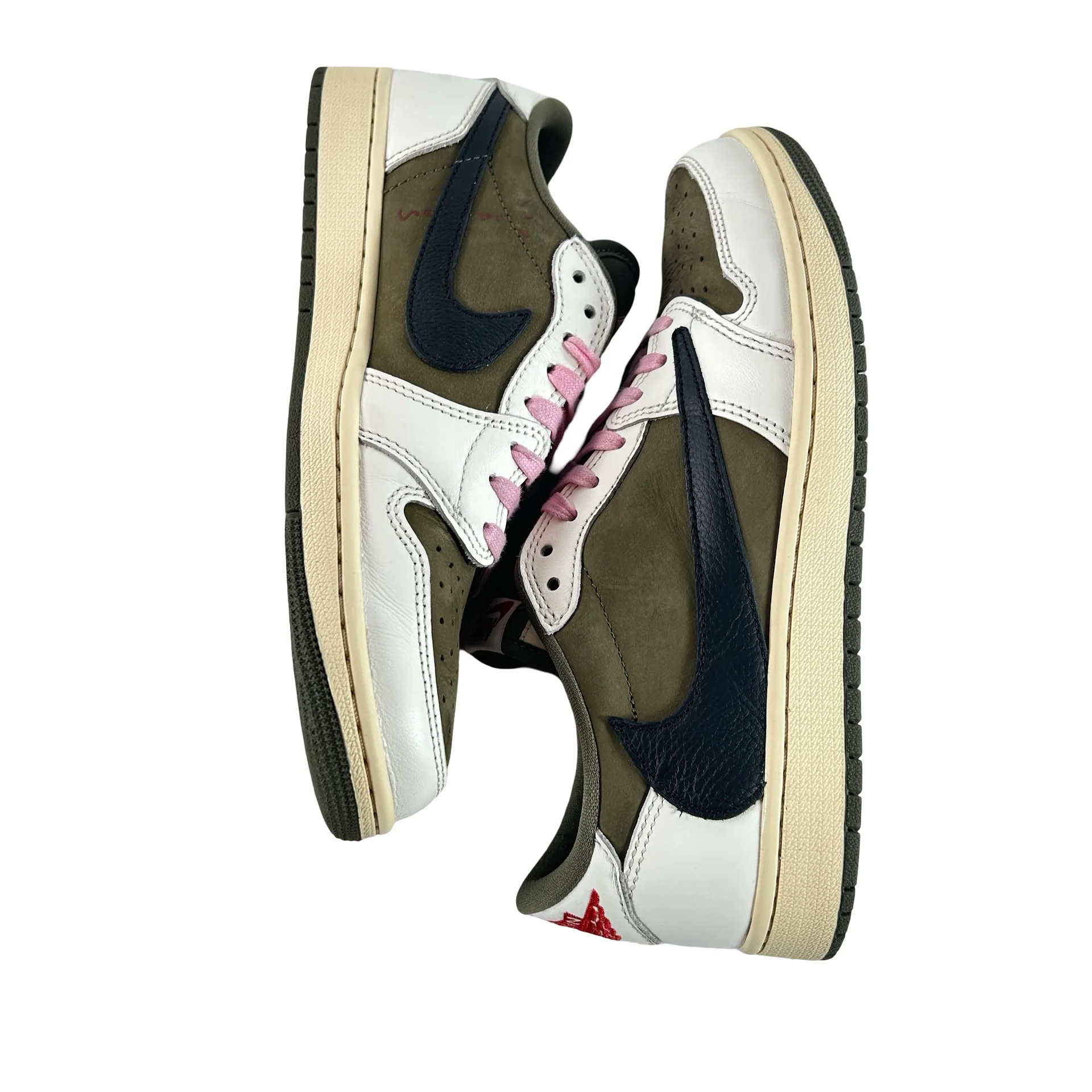 DM7866 200 Jordan 1 Retro Low OG SP Travis Scott Medium Olive [USED] - 9 M (Used9) - Image 5