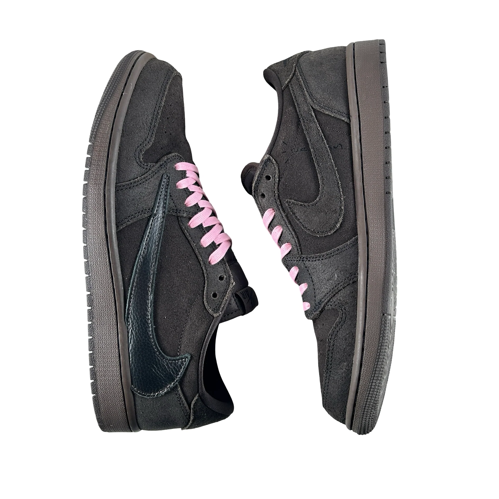 DM7866 202 Jordan 1 Retro Low OG SP Travis Scott Velvet Brown [USED] - 10.5 M (Used4) - Image 4