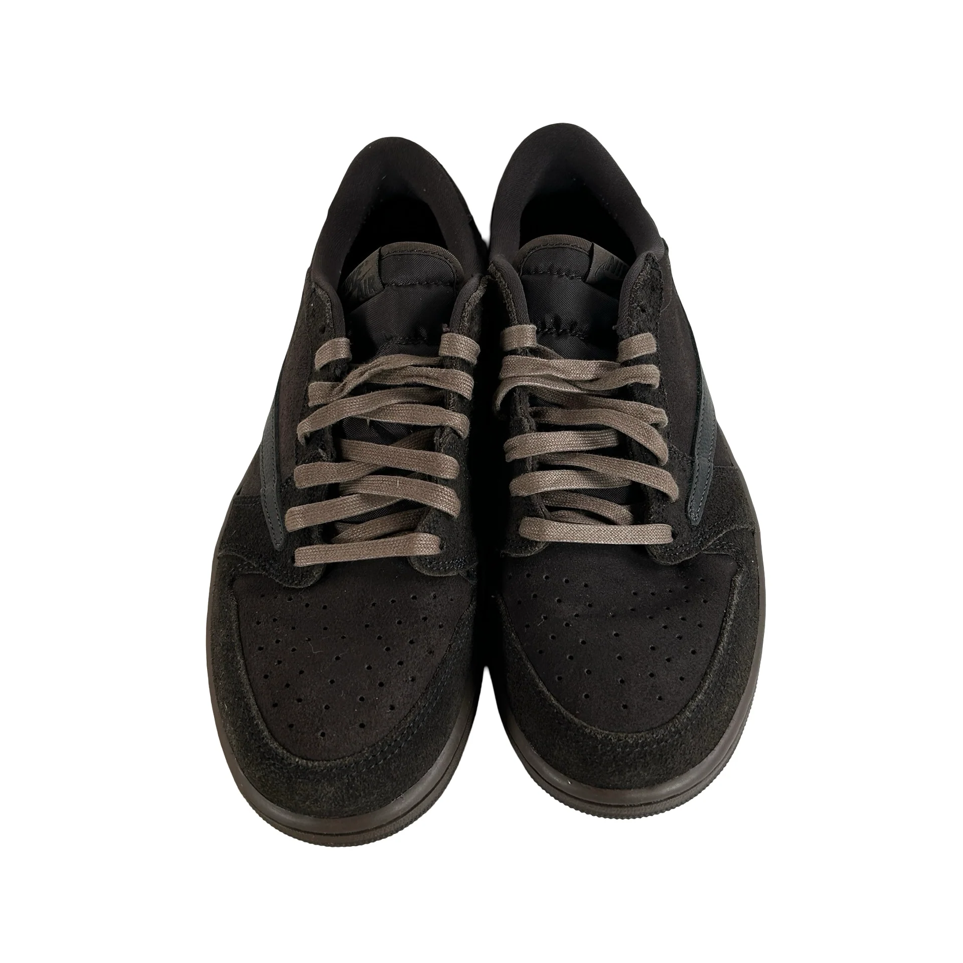 DM7866 202 Jordan 1 Retro Low OG SP Travis Scott Velvet Brown [USED] - 10 M (Used8) - Image 2