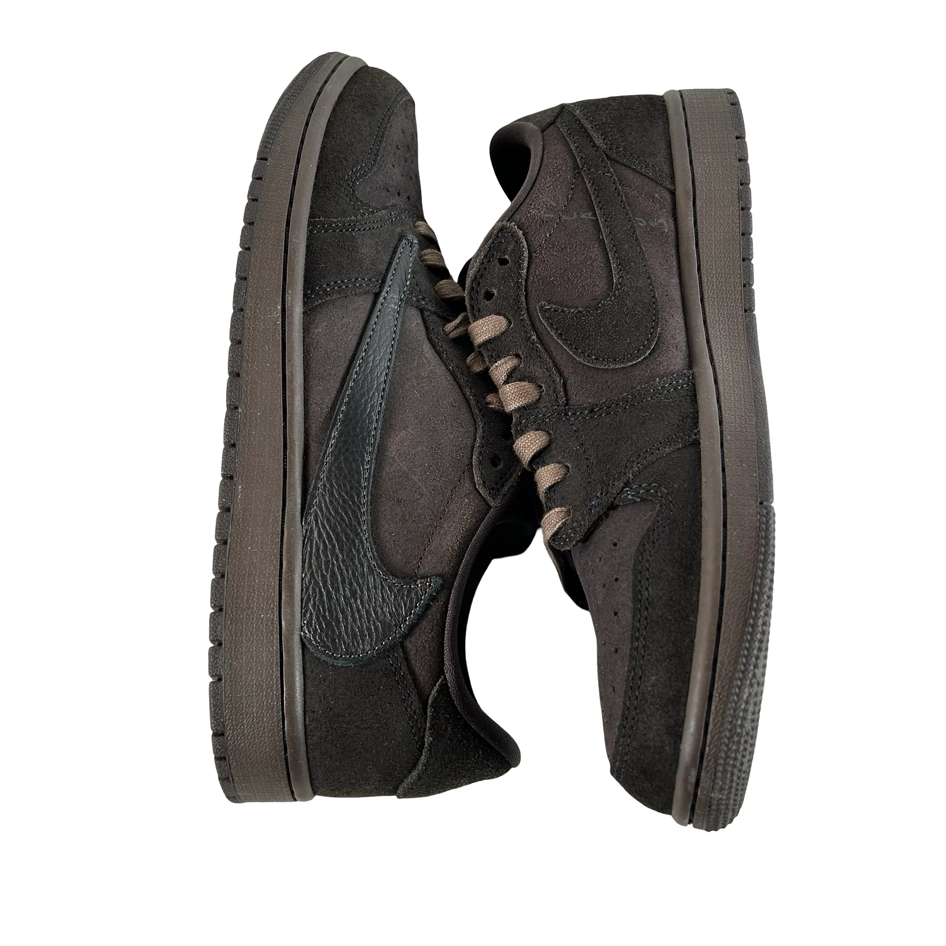 DM7866 202 Jordan 1 Retro Low OG SP Travis Scott Velvet Brown [USED] - 8.5 M (Used7) - Image 4