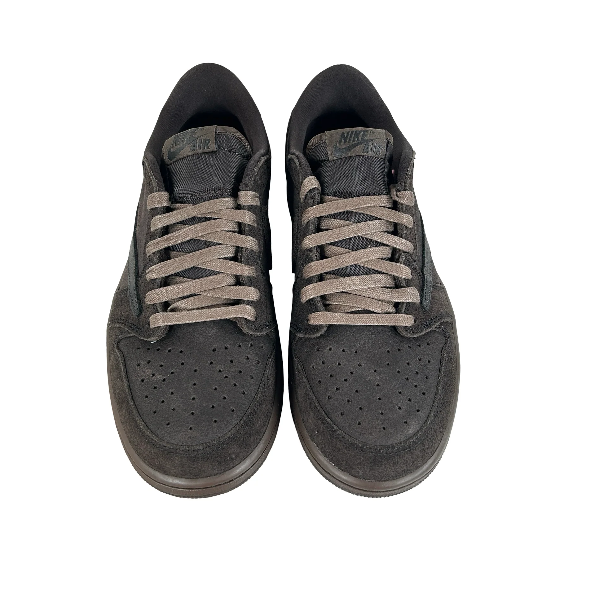 DM7866 202 Jordan 1 Retro Low OG SP Travis Scott Velvet Brown [USED] - 8.5 M (VNDS) - Image 2