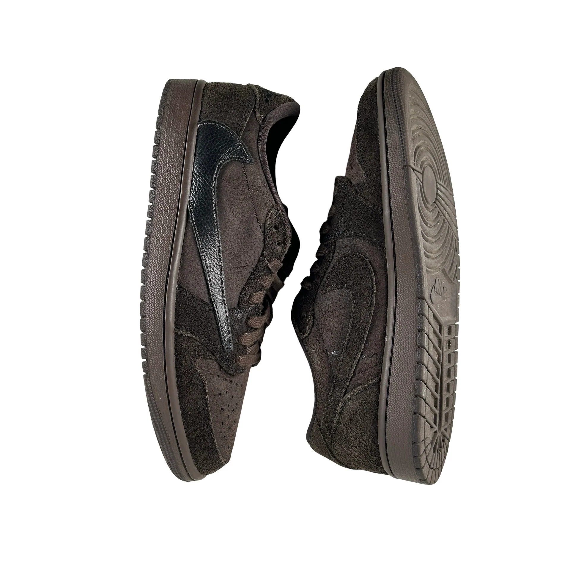 DM7866 202 Jordan 1 Retro Low OG SP Travis Scott Velvet Brown [USED] - 8 M (Used) (No Box) - Image 5