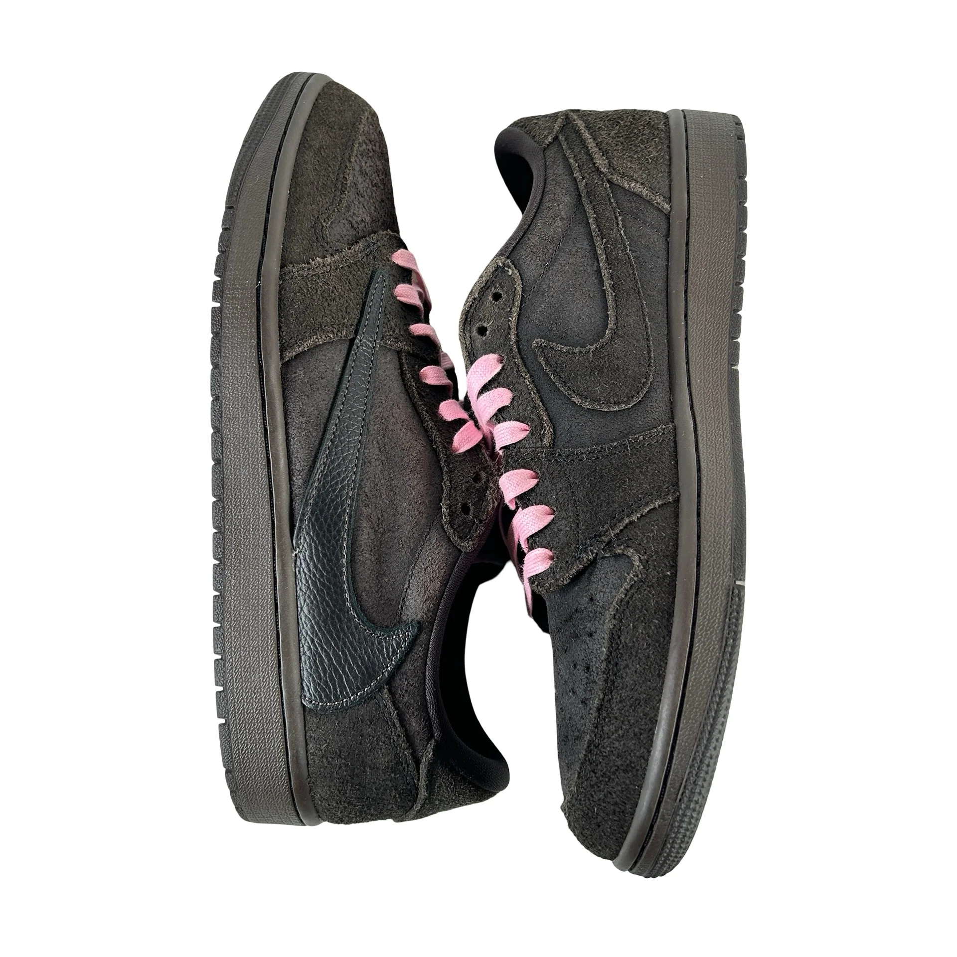 DM7866 202 Jordan 1 Retro Low OG SP Travis Scott Velvet Brown [USED] - 9.5 M (Used11) - Image 4