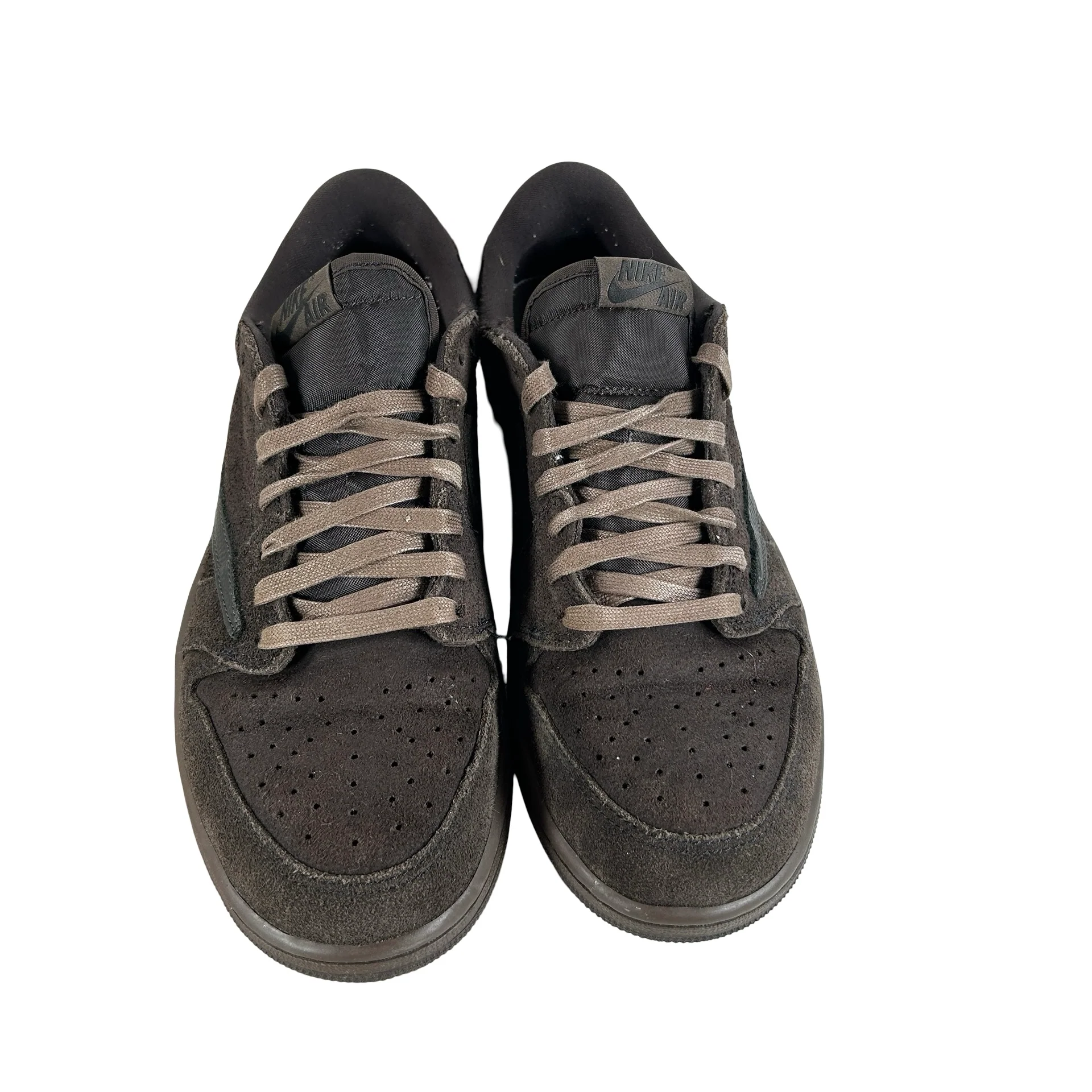 DM7866 202 Jordan 1 Retro Low OG SP Travis Scott Velvet Brown [USED] - 9 M (Used5) - Image 2