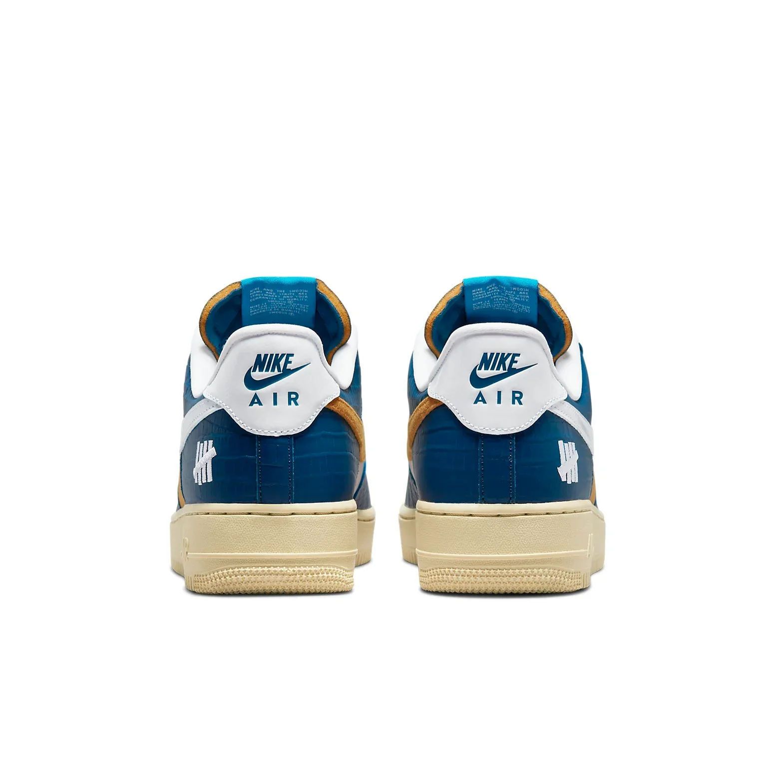 DM8462 400 Nike Air Force 1 Low SP Undefeated 5 On It Blue Yellow Croc - Image 5