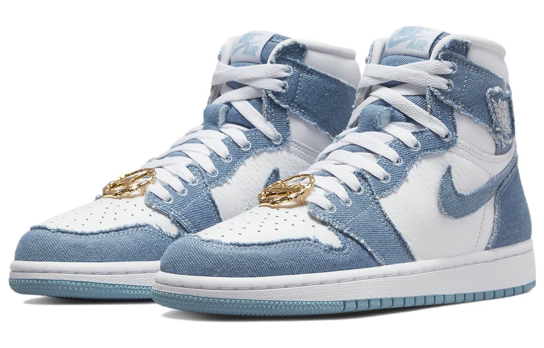 DM9036 104 Air Jordan 1 Retro High OG Denim (Women's) - Image 3