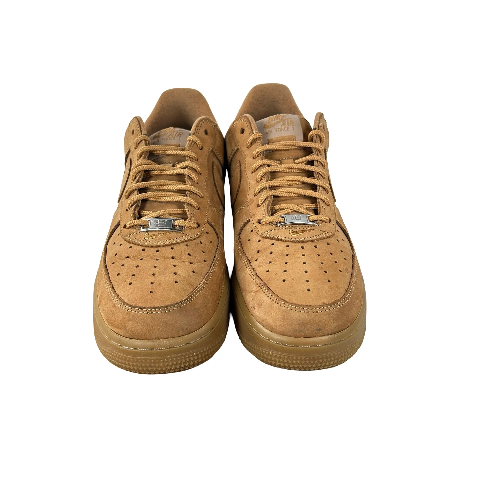DN1555 200 Nike Air Force 1 Low SP Supreme Wheat [USED] - 10 M (Used3) - Image 2