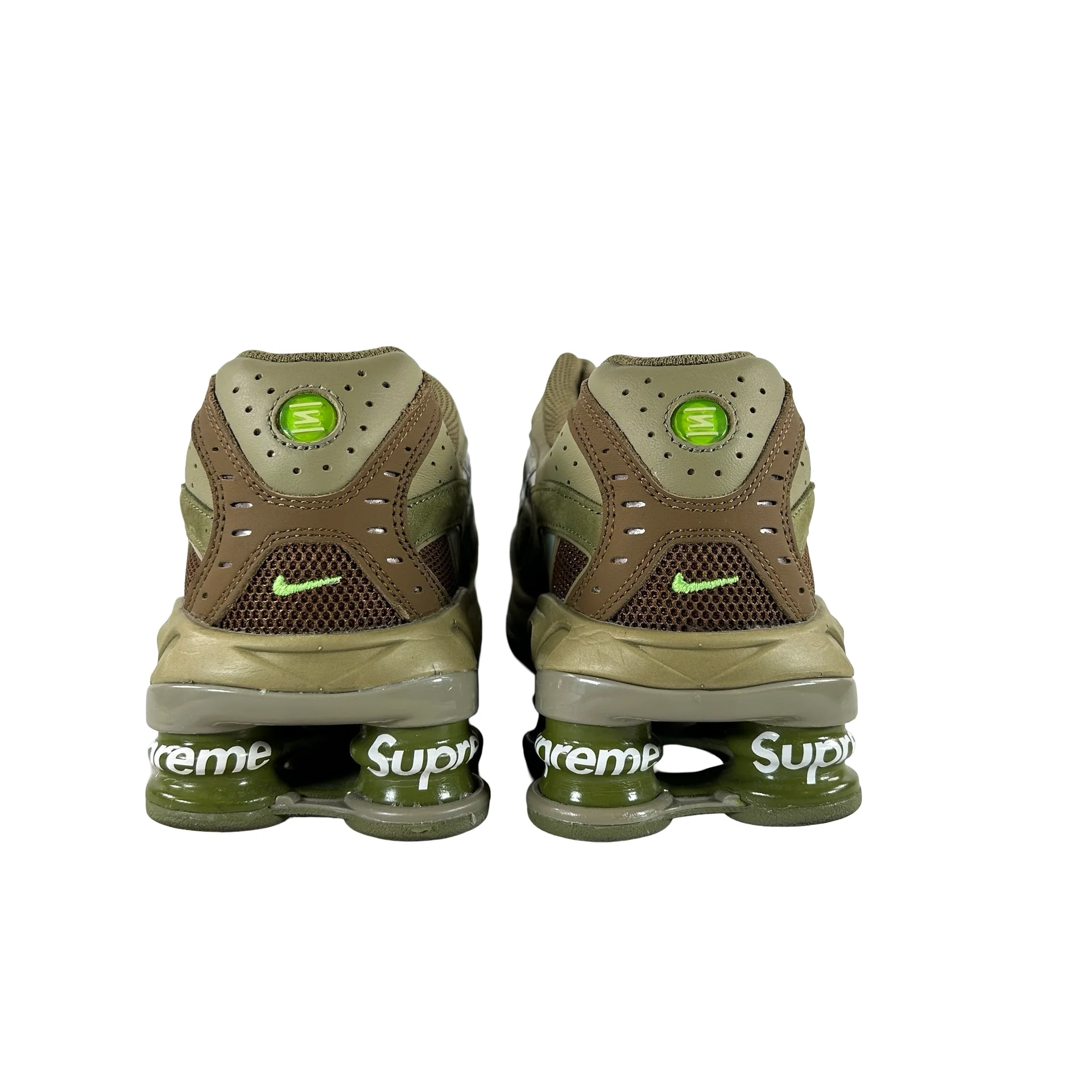 DN1615 200 Nike Shox Ride 2 SP Supreme Olive [USED] - 8.5 M (Used) (No Box) - Image 3