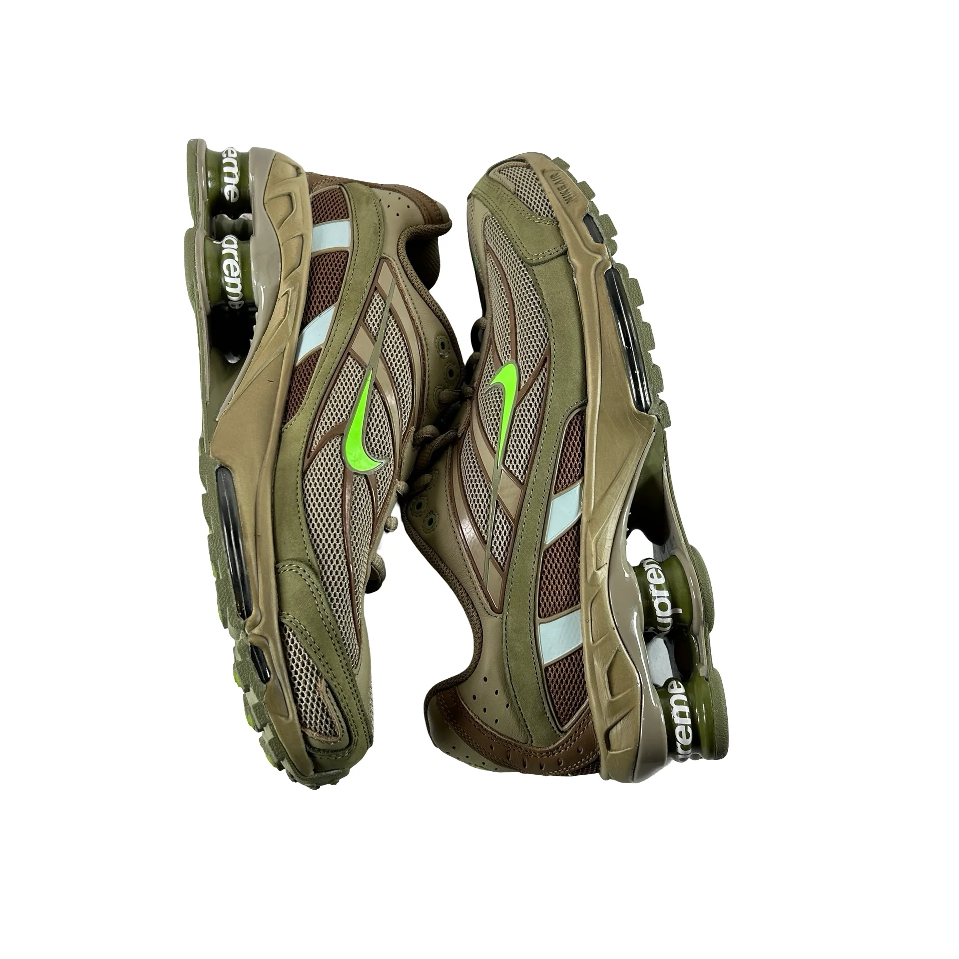 DN1615 200 Nike Shox Ride 2 SP Supreme Olive [USED] - 8.5 M (Used) (No Box) - Image 5