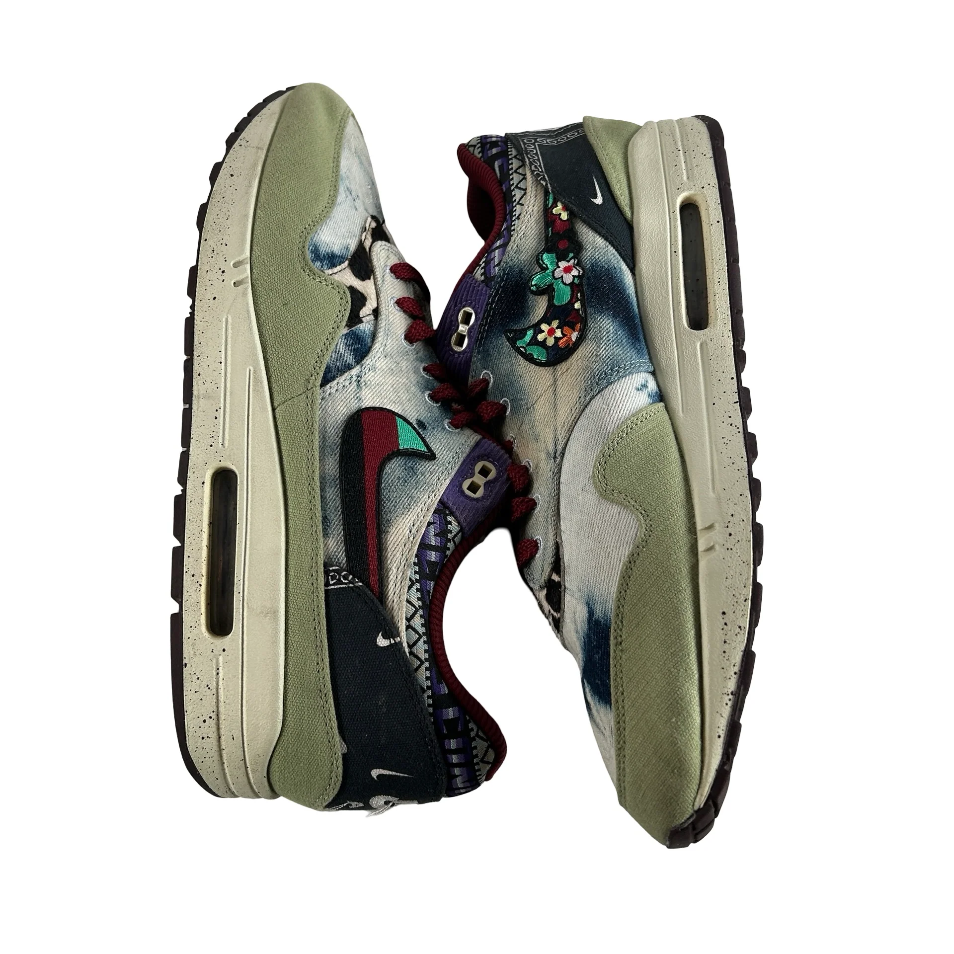 DN1803 300 Nike Air Max 1 Concepts Denim Olive Canvas [USED] - 14 M (Used2) - Image 4
