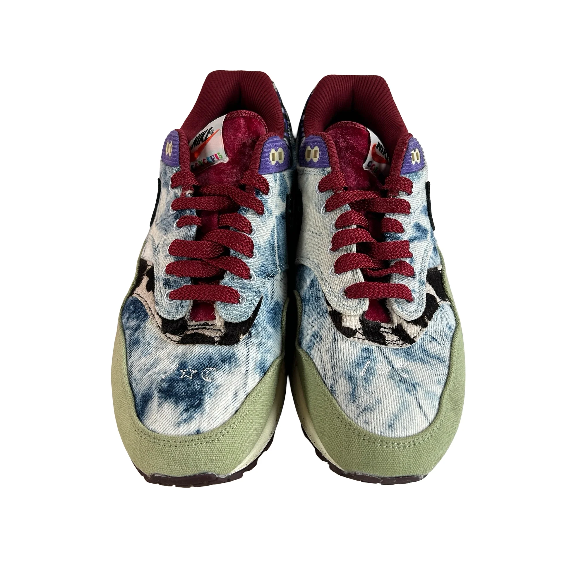 DN1803 300 Nike Air Max 1 Concepts Denim Olive Canvas [USED] - 8 M (Used) (Replace Box) - Image 2