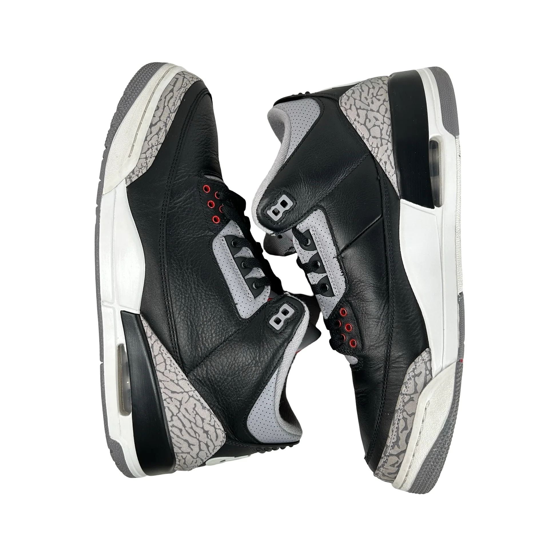 DN3707 010 Jordan 3 Retro Black Cement Reimagined (2024) [USED] - 12 M (Used) (Replace Box) - Image 4
