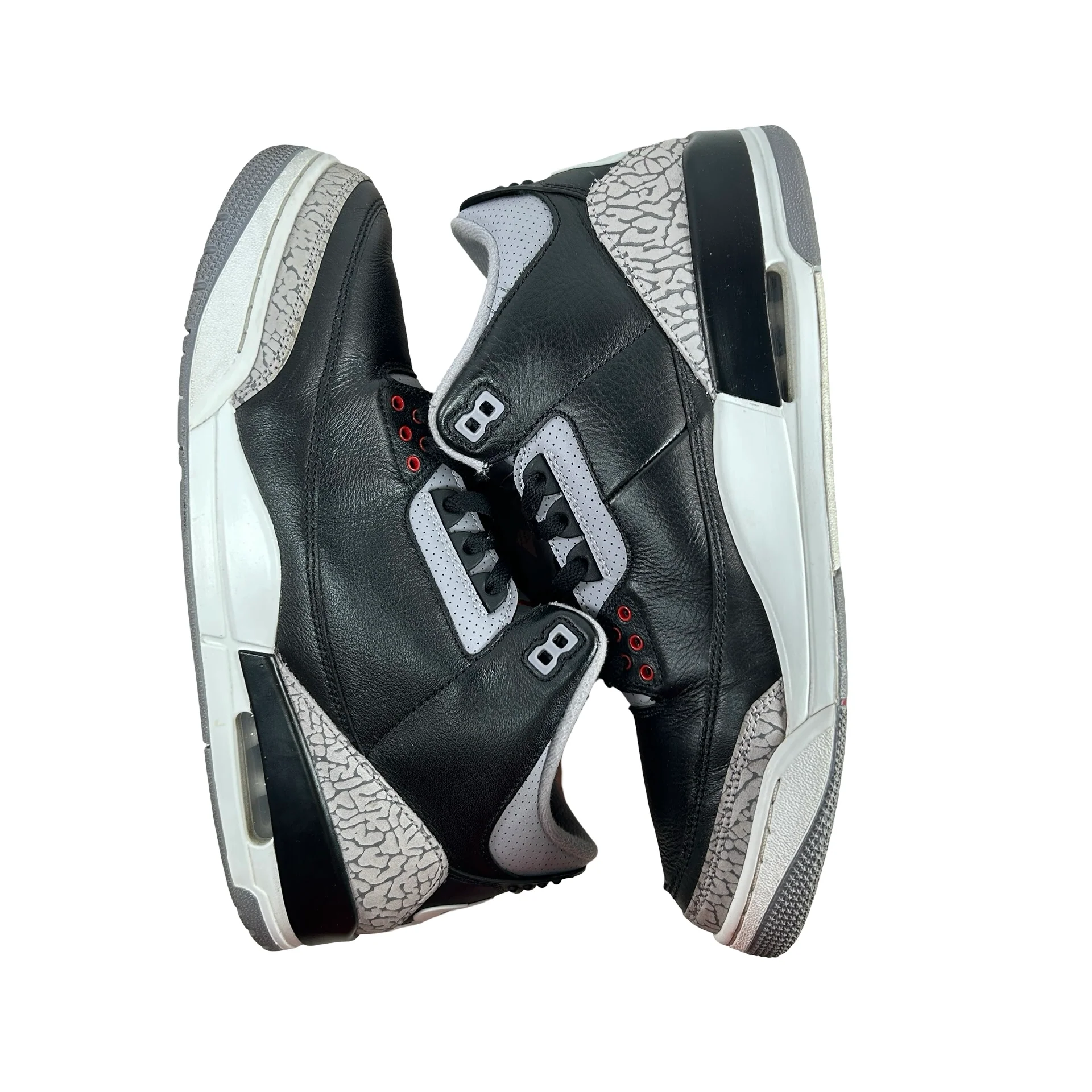 DN3707 010 Jordan 3 Retro Black Cement Reimagined (2024) [USED] - 12 M (Used14) - Image 4