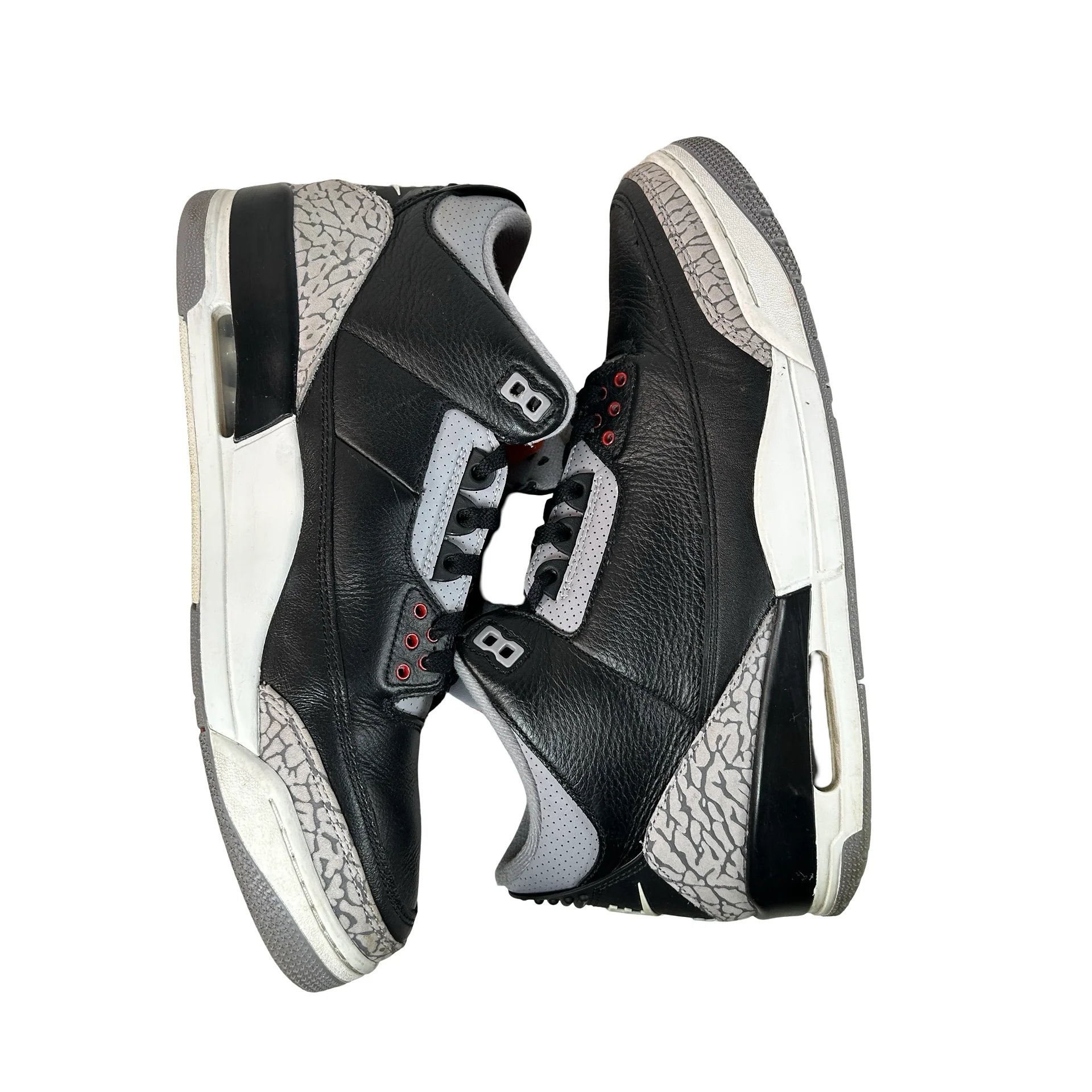 DN3707 010 Jordan 3 Retro Black Cement Reimagined (2024) [USED] - 12 M (Used17) - Image 5