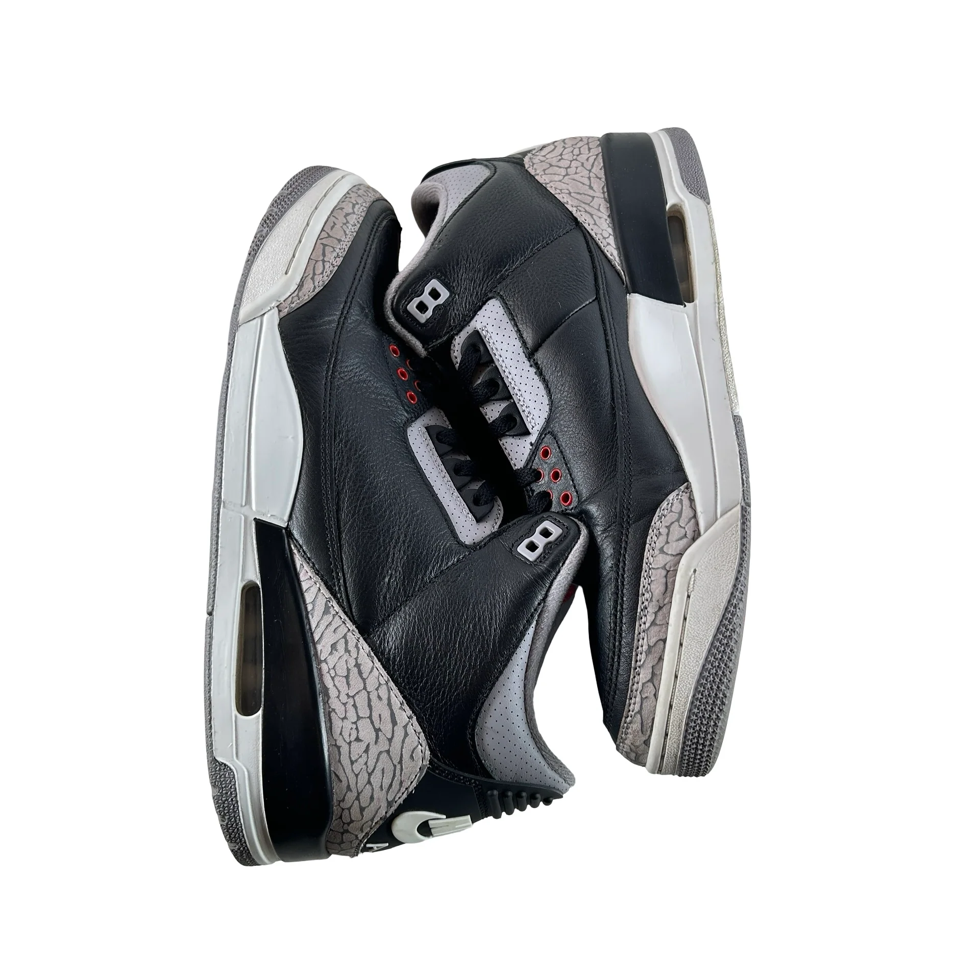 DN3707 010 Jordan 3 Retro Black Cement Reimagined (2024) [USED] - 12 M (Used22) - Image 4
