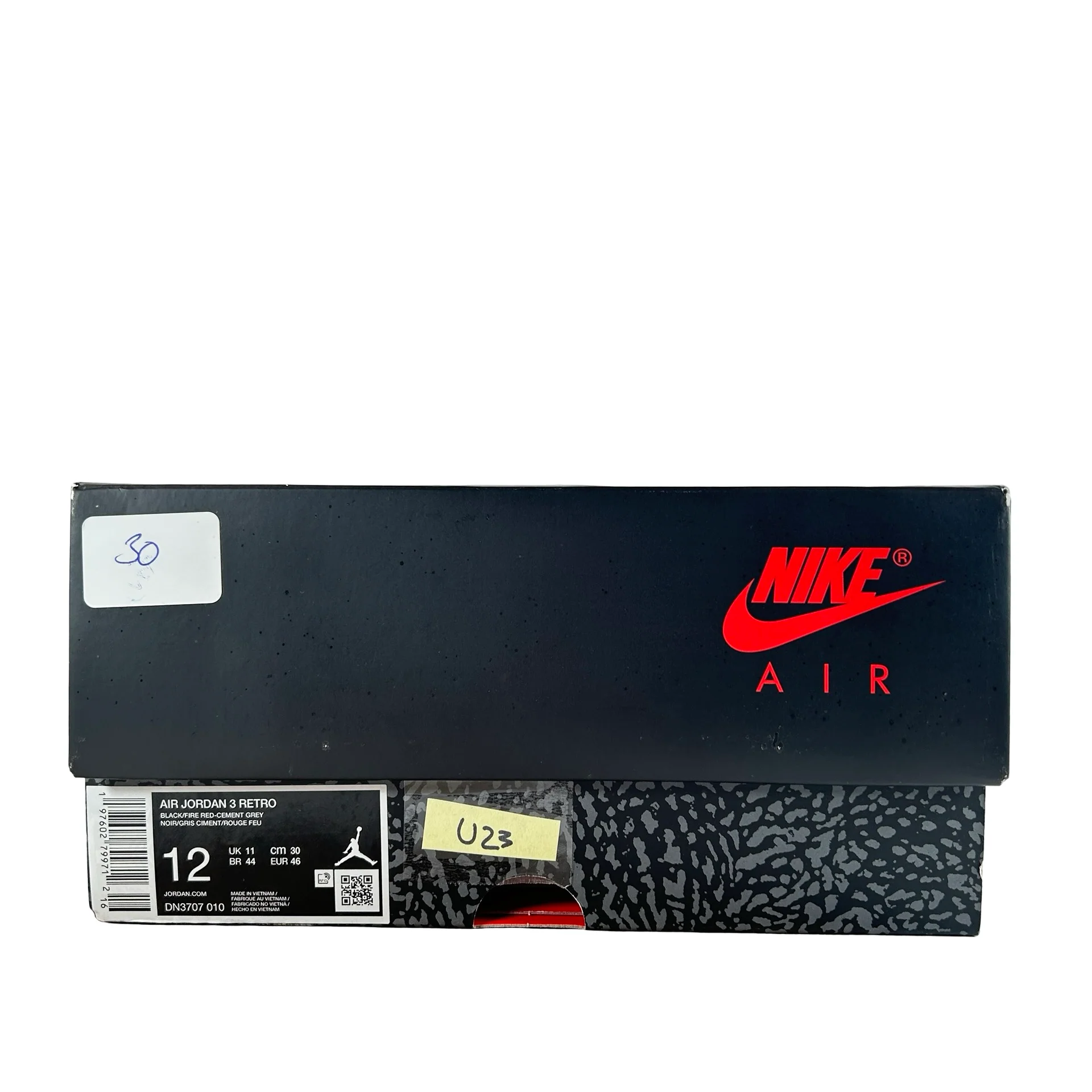 DN3707 010 Jordan 3 Retro Black Cement Reimagined (2024) [USED] - 12 M (Used23) - Image 7