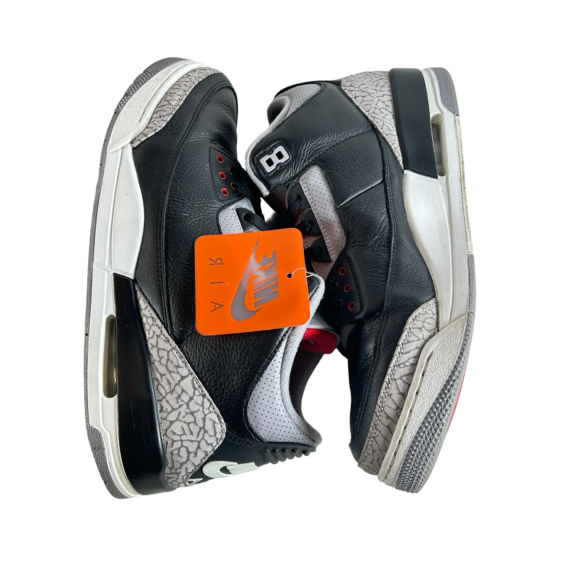 DN3707 010 Jordan 3 Retro Black Cement Reimagined (2024) [USED] - 13 (Used12) - Image 4