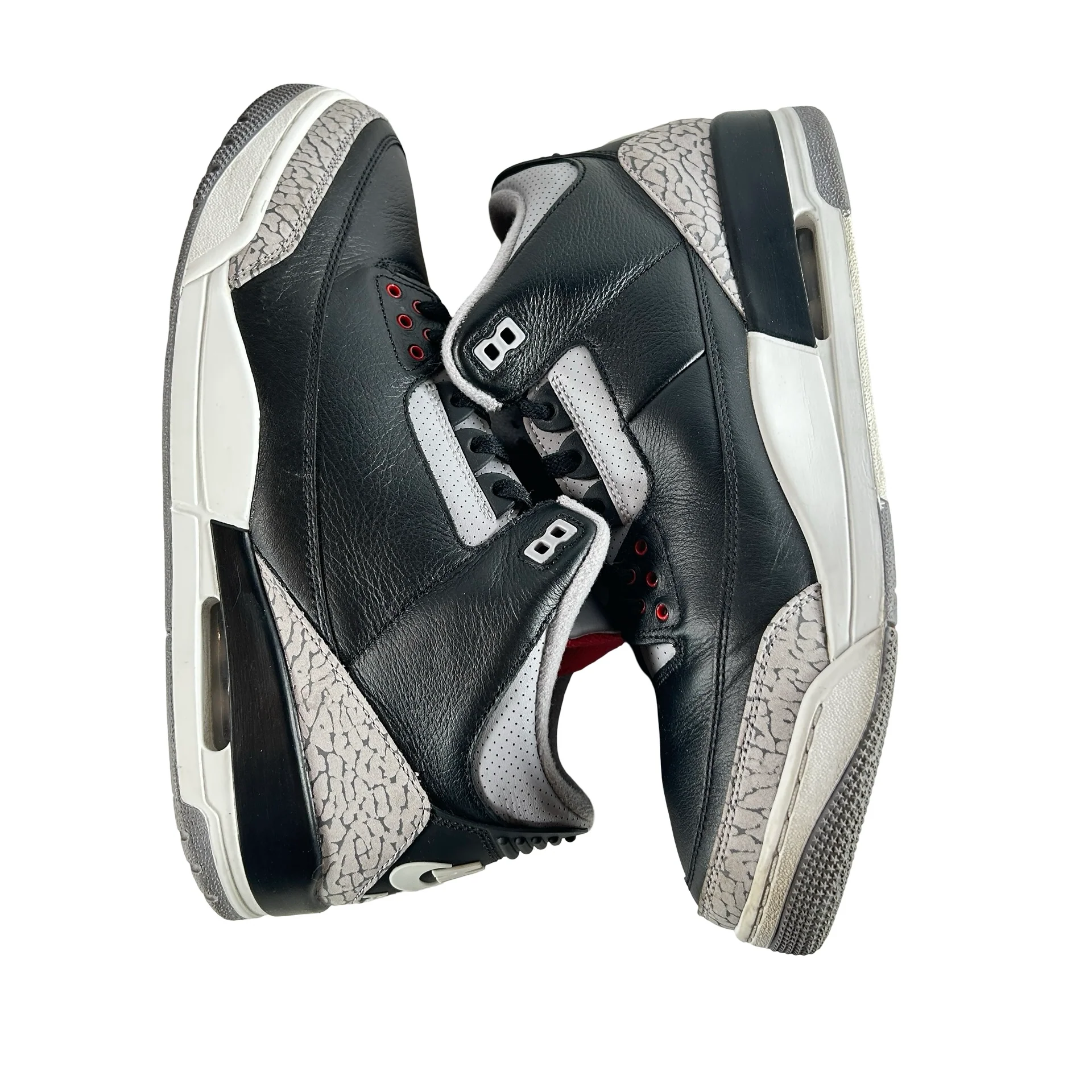 DN3707 010 Jordan 3 Retro Black Cement Reimagined (2024) [USED] - 13 (Used9) (Replace Lid) - Image 4