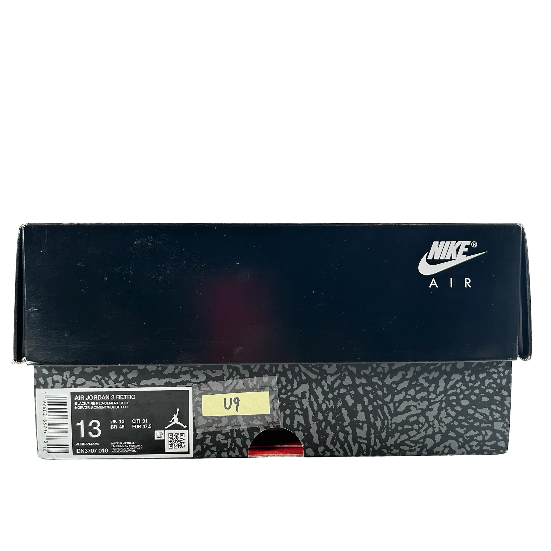 DN3707 010 Jordan 3 Retro Black Cement Reimagined (2024) [USED] - 13 (Used9) (Replace Lid) - Image 7