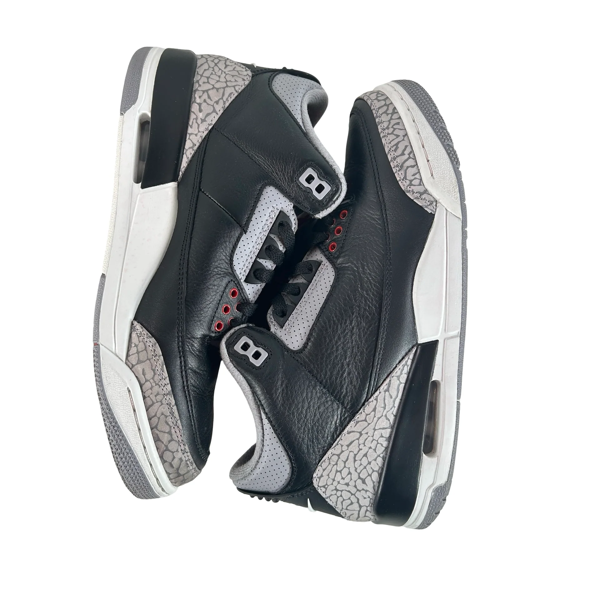 DN3707 010 Jordan 3 Retro Black Cement Reimagined (2024) [USED] - 8.5 M (Used16) - Image 5
