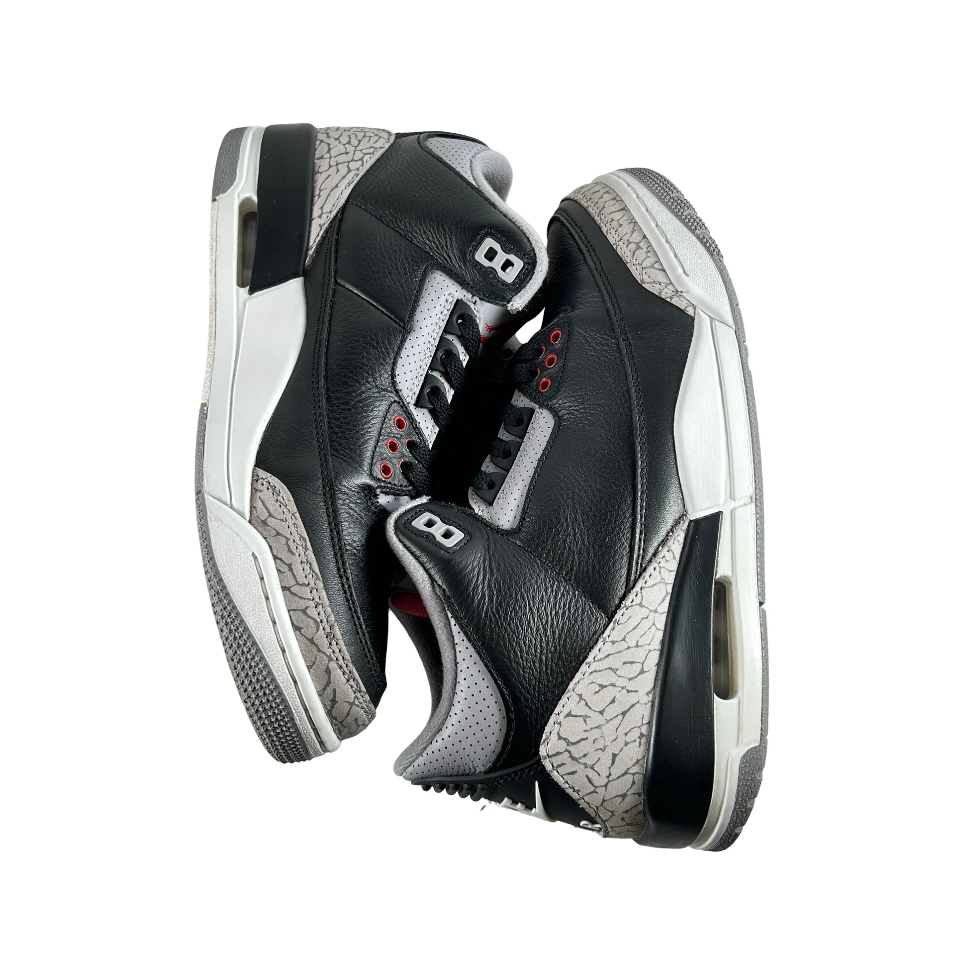 DN3707 010 Jordan 3 Retro Black Cement Reimagined (2024) [USED] - 8.5 M (Used19) - Image 5