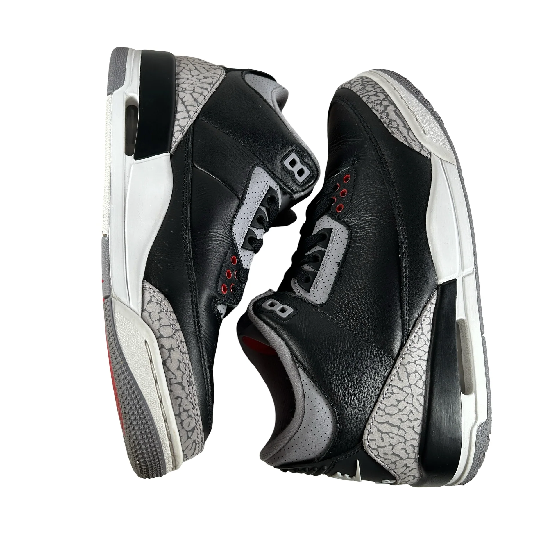 DN3707 010 Jordan 3 Retro Black Cement Reimagined (2024) [USED] - 8.5 M (Used20) - Image 5
