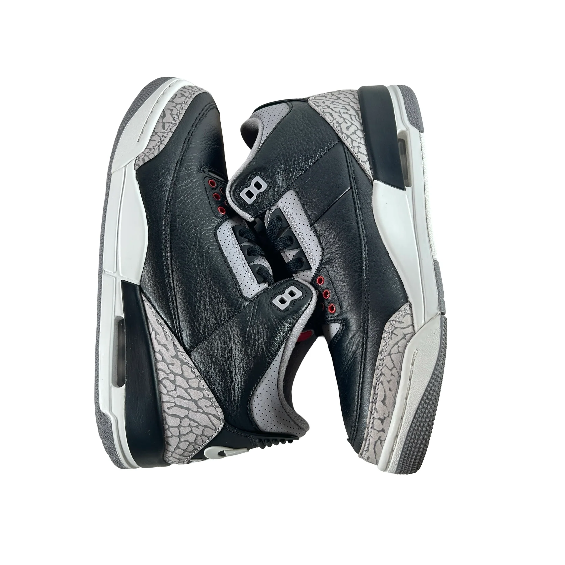 DN3707 010 Jordan 3 Retro Black Cement Reimagined (2024) [USED] - 8 M (Used11) - Image 4