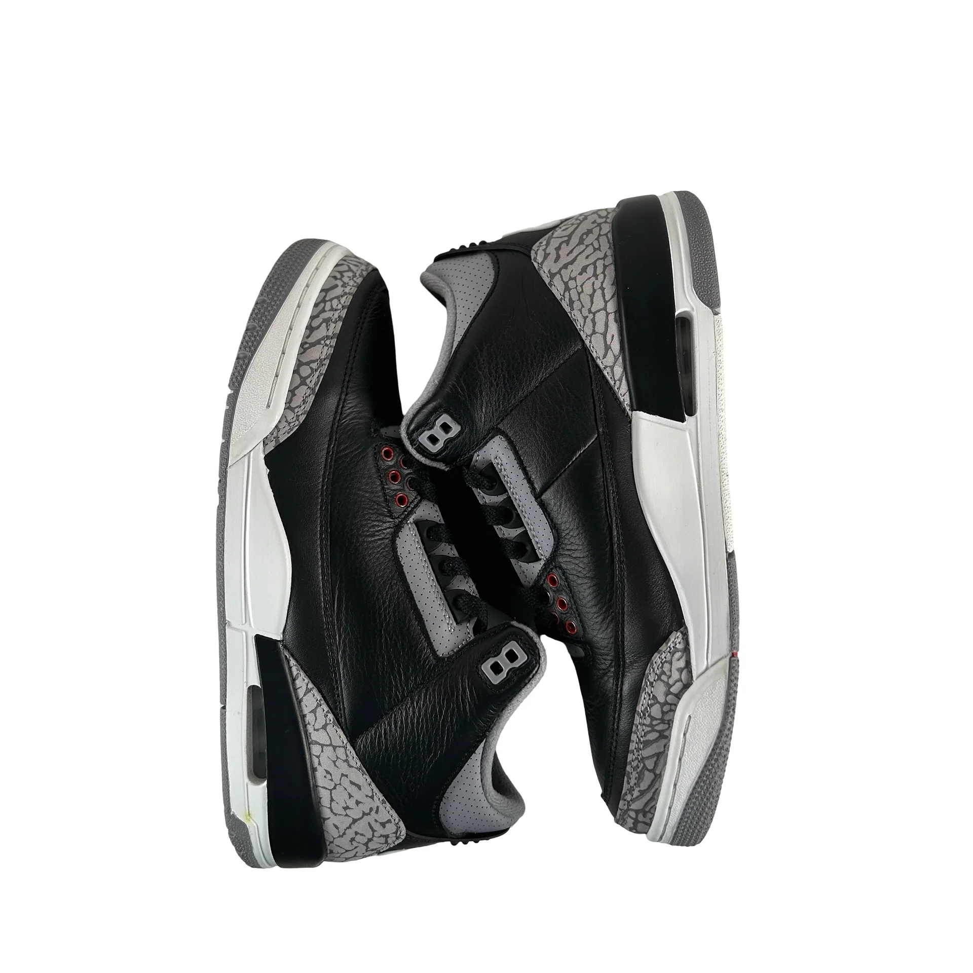 DN3707 010 Jordan 3 Retro Black Cement Reimagined (2024) [USED] - 8 M (Used6) - Image 4