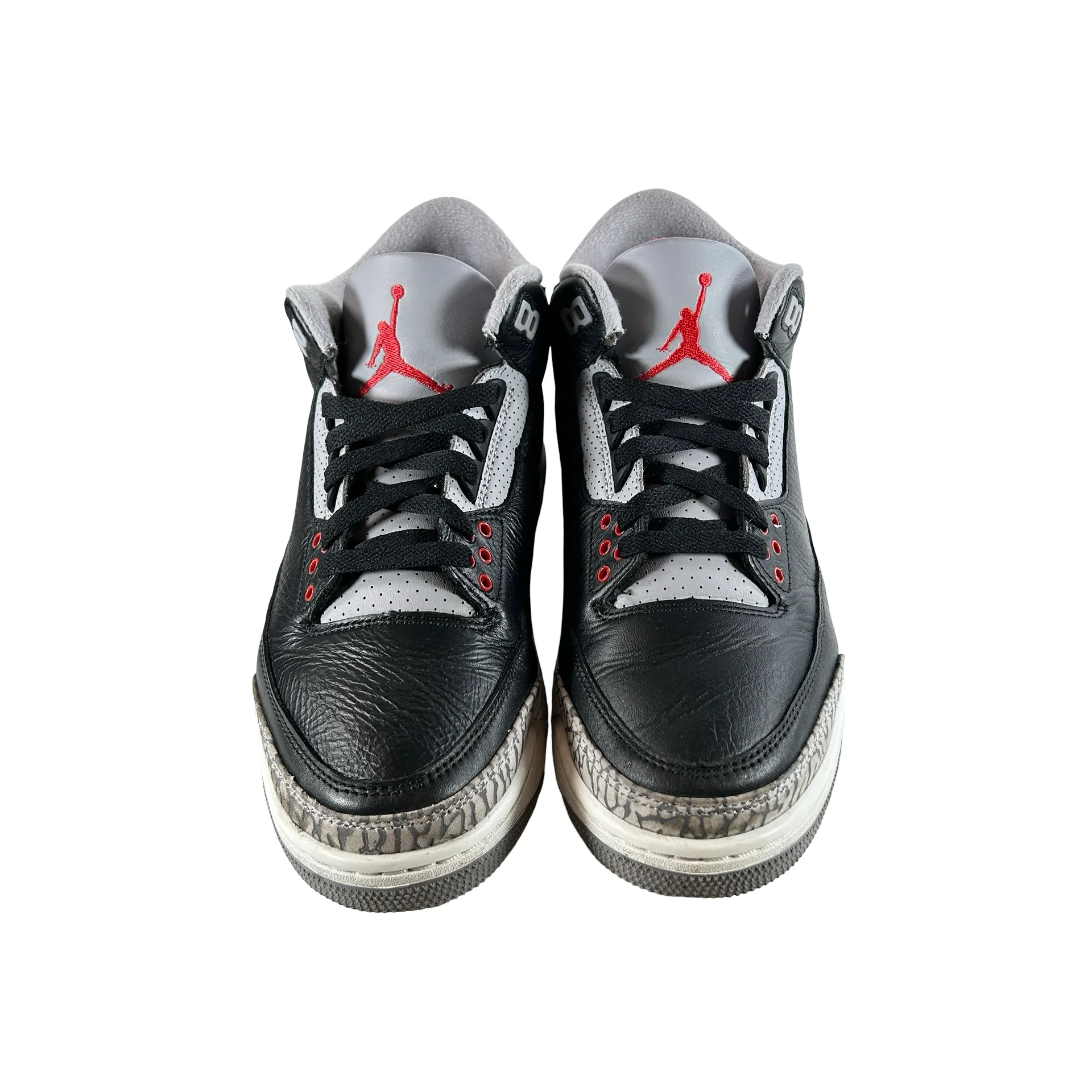 DN3707 010 Jordan 3 Retro Black Cement Reimagined (2024) [USED] - 8 M (Used9) - Image 2