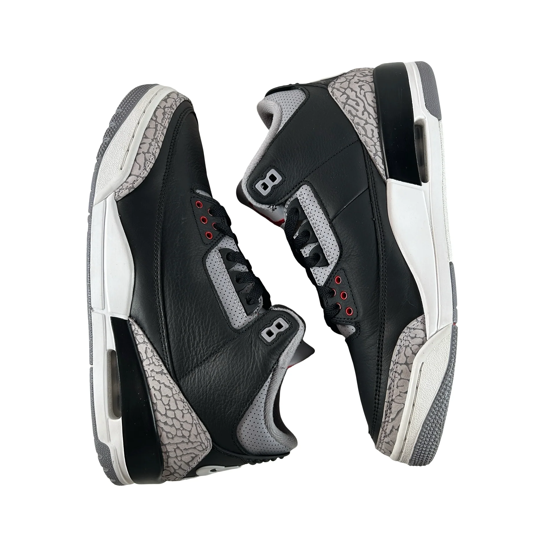 DN3707 010 Jordan 3 Retro Black Cement Reimagined (2024) [USED] - 9.5 M (Used15) - Image 4
