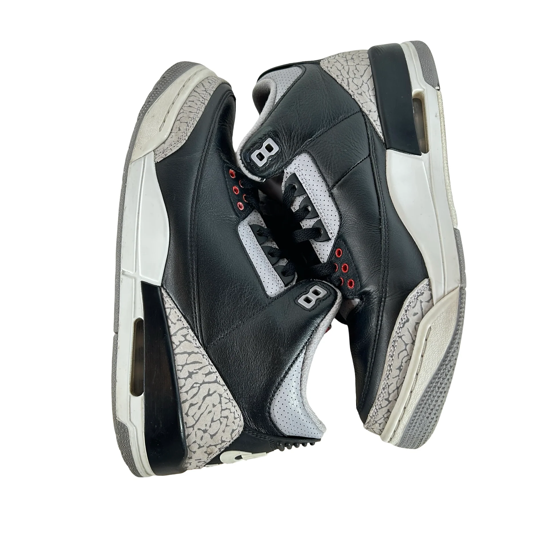 DN3707 010 Jordan 3 Retro Black Cement Reimagined (2024) [USED] - 9.5 M (Used2) (No Box2) - Image 4