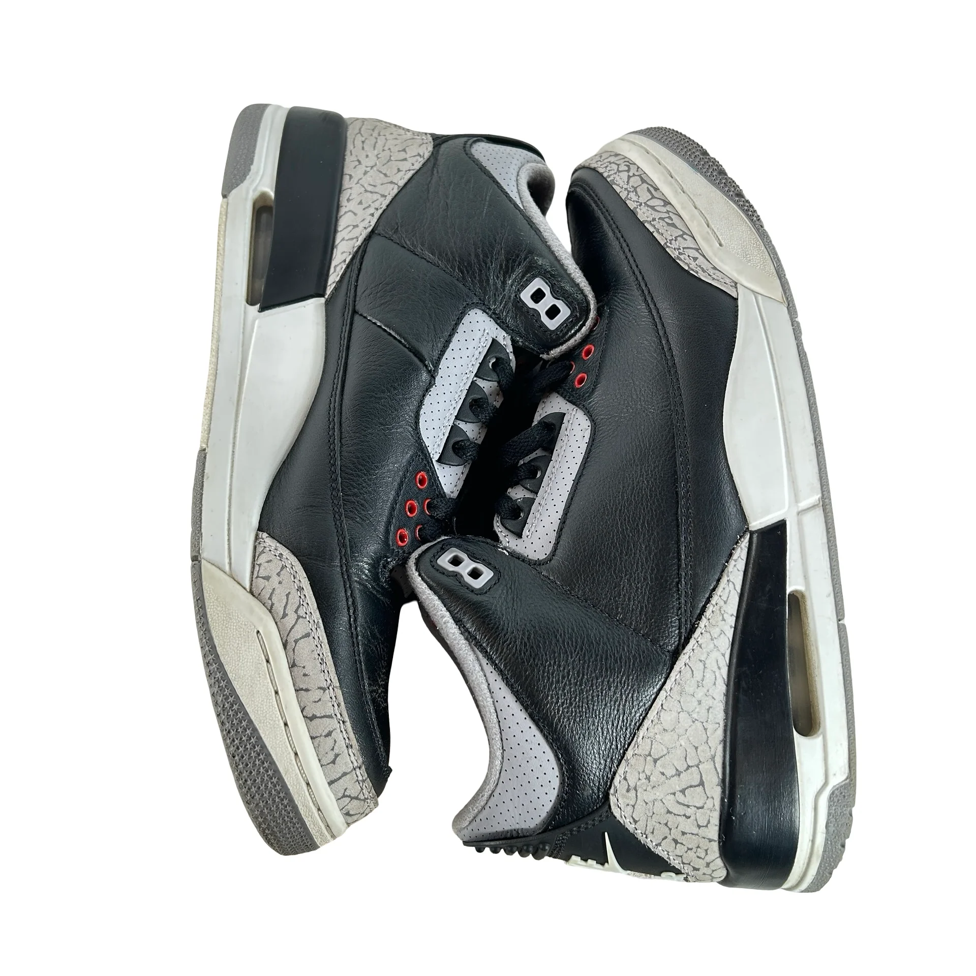 DN3707 010 Jordan 3 Retro Black Cement Reimagined (2024) [USED] - 9.5 M (Used2) (No Box2) - Image 5