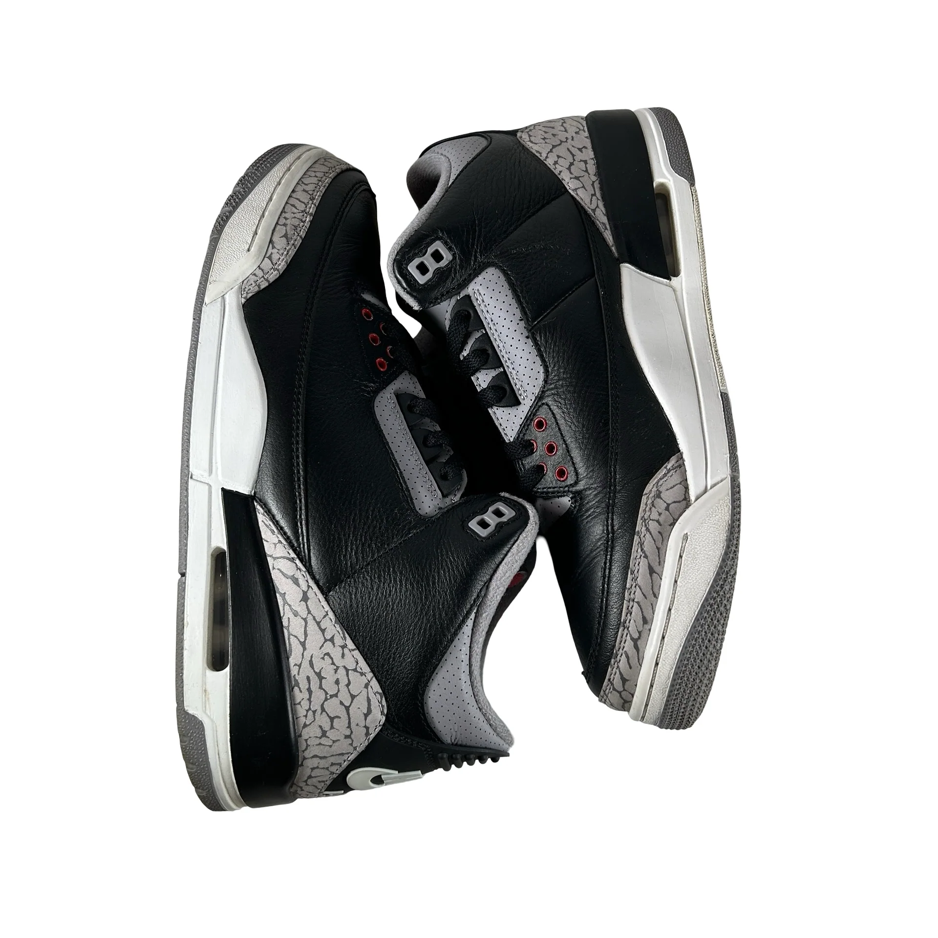 DN3707 010 Jordan 3 Retro Black Cement Reimagined (2024) [USED] - 9.5 M (Used23) - Image 4