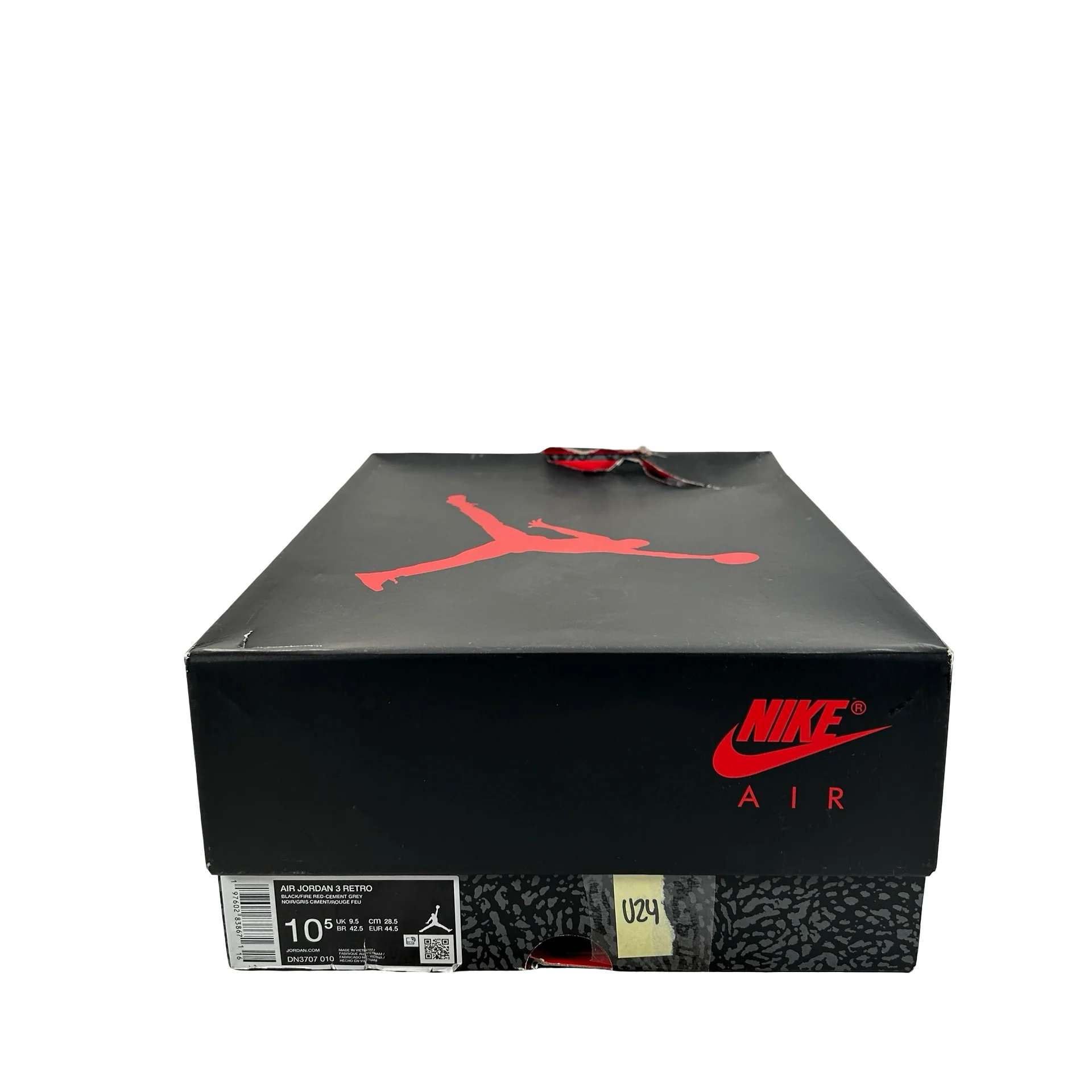 DN3707 010 Jordan 3 Retro OG Black Cement (2024) [USED] - 10.5 M (Used24) - Image 7