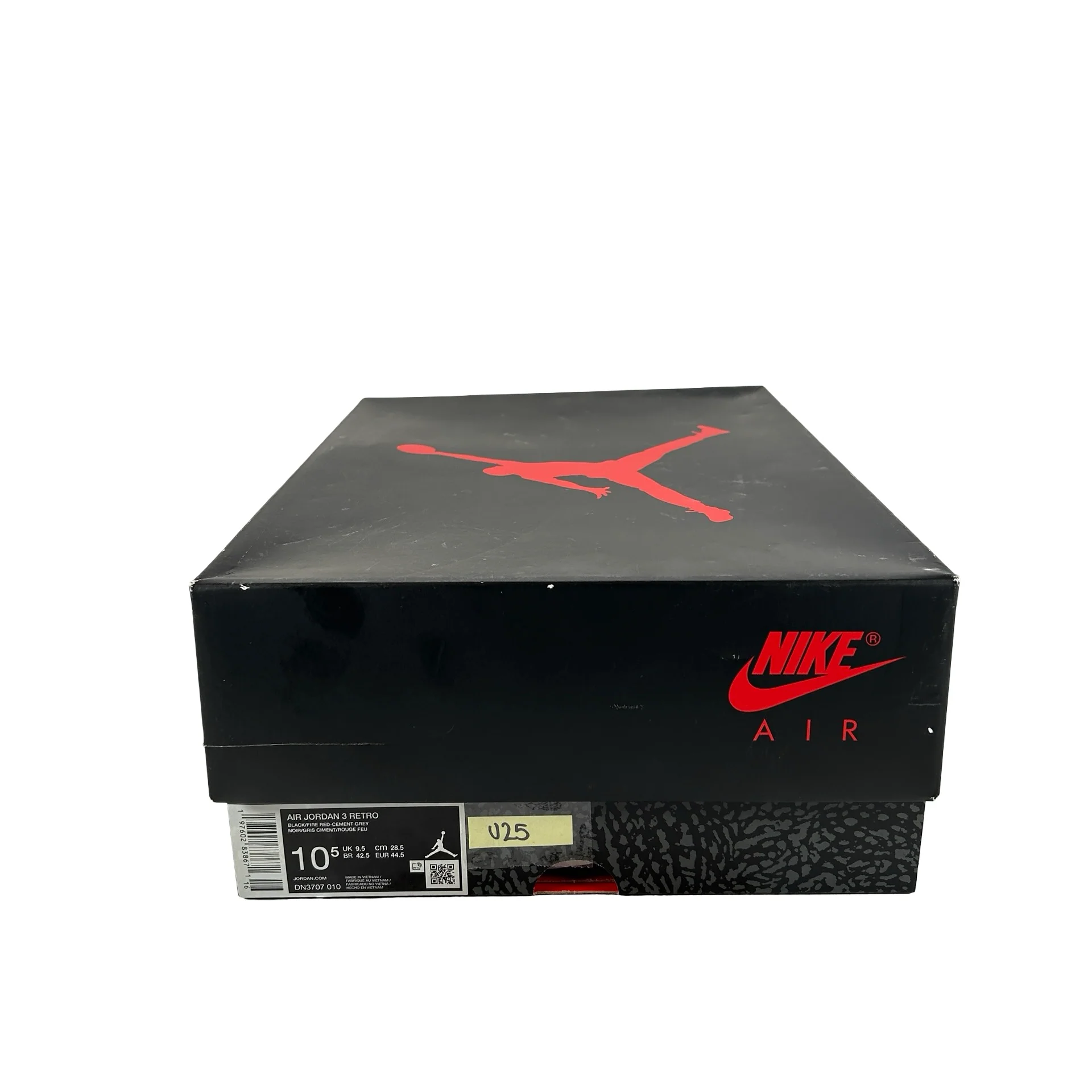 DN3707 010 Jordan 3 Retro OG Black Cement (2024) [USED] - 10.5 M (Used25) - Image 7