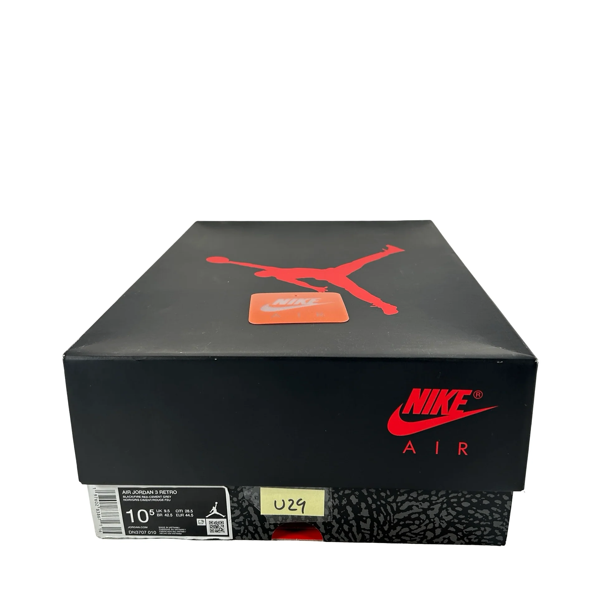 DN3707 010 Jordan 3 Retro OG Black Cement (2024) [USED] - 10.5 M (Used29) - Image 7