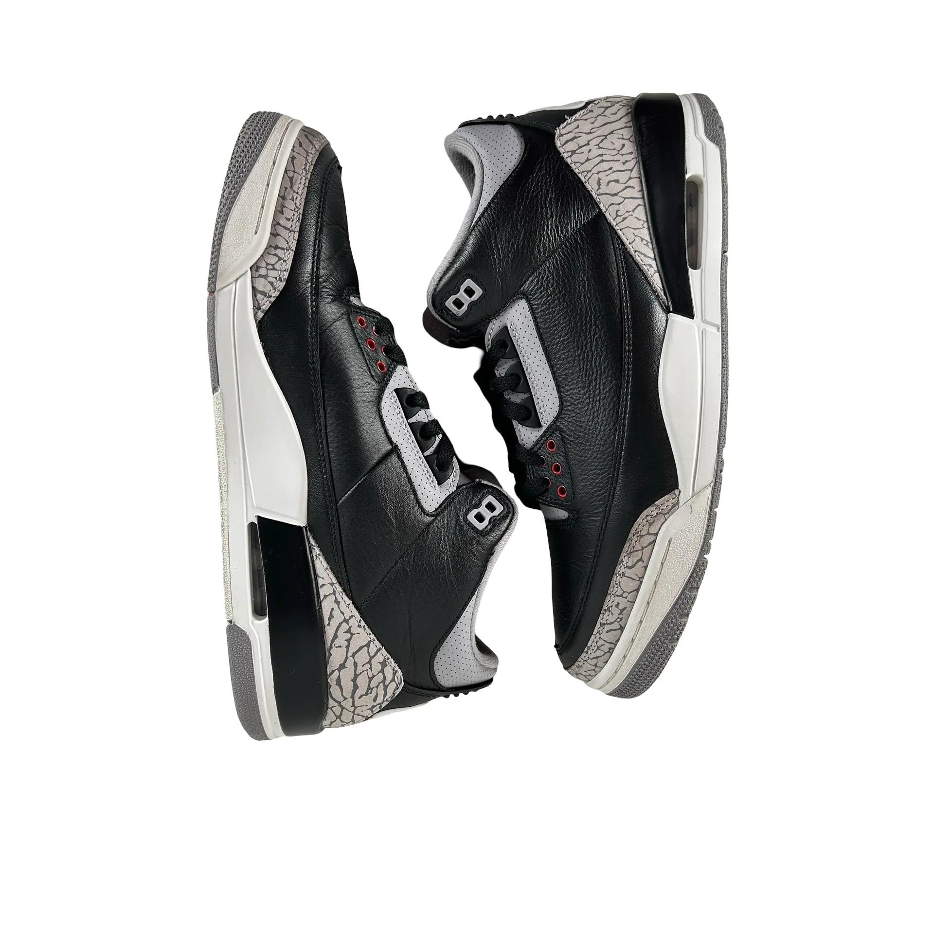 DN3707 010 Jordan 3 Retro OG Black Cement (2024) [USED] - 11 M (Used19) - Image 4