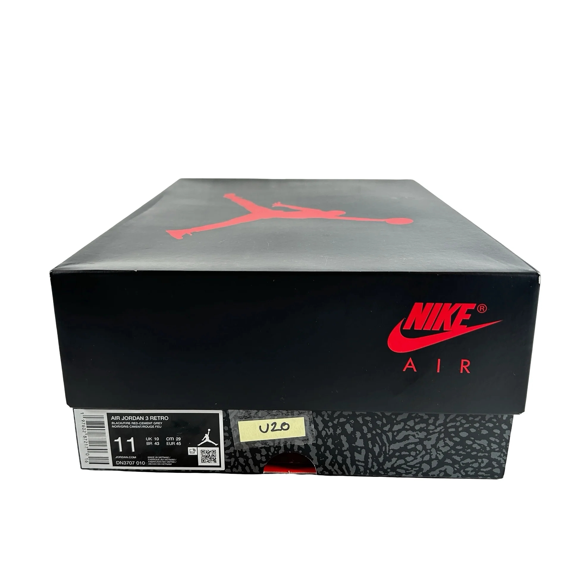 DN3707 010 Jordan 3 Retro OG Black Cement (2024) [USED] - 11 M (Used20) - Image 7