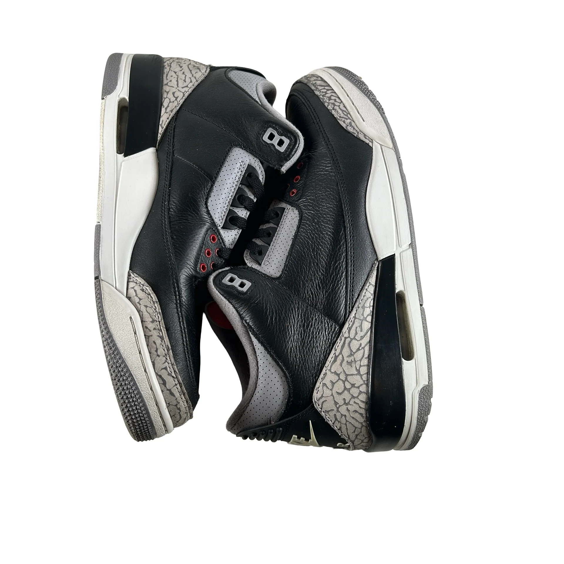 DN3707 010 Jordan 3 Retro OG Black Cement (2024) [USED] - 11 M (Used21) - Image 5