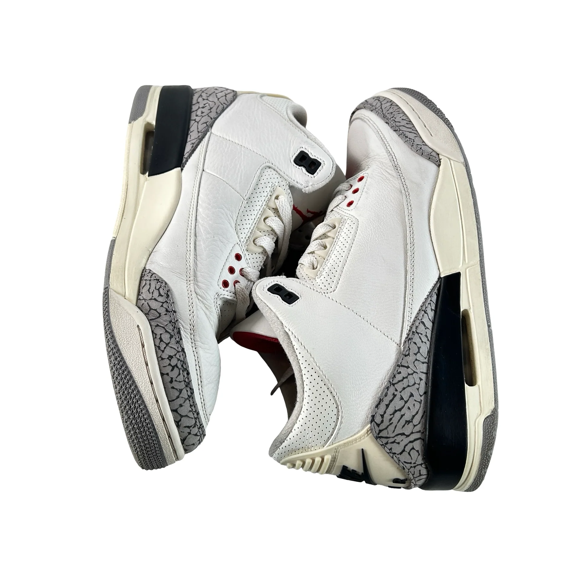 DN3707 100 Jordan 3 Retro White Cement Reimagined [USED] - 10.5 M (Used2) (Replace Box2) - Image 5